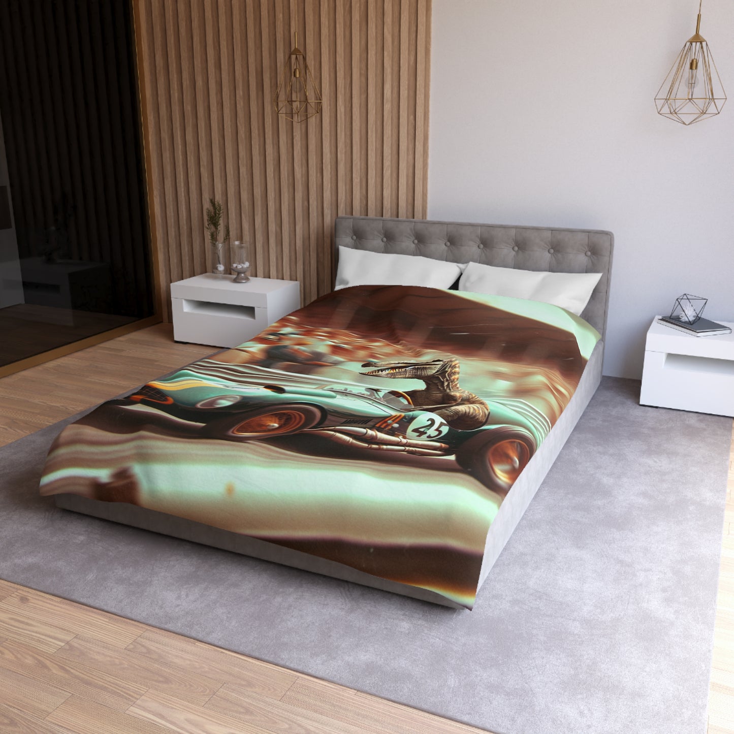 Velocity Raptor Microfiber Duvet Cover