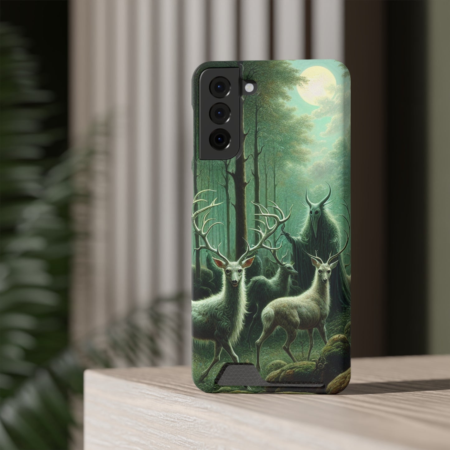 Wendigo Shepherd Phone Case with Card Holder - GALAXY
