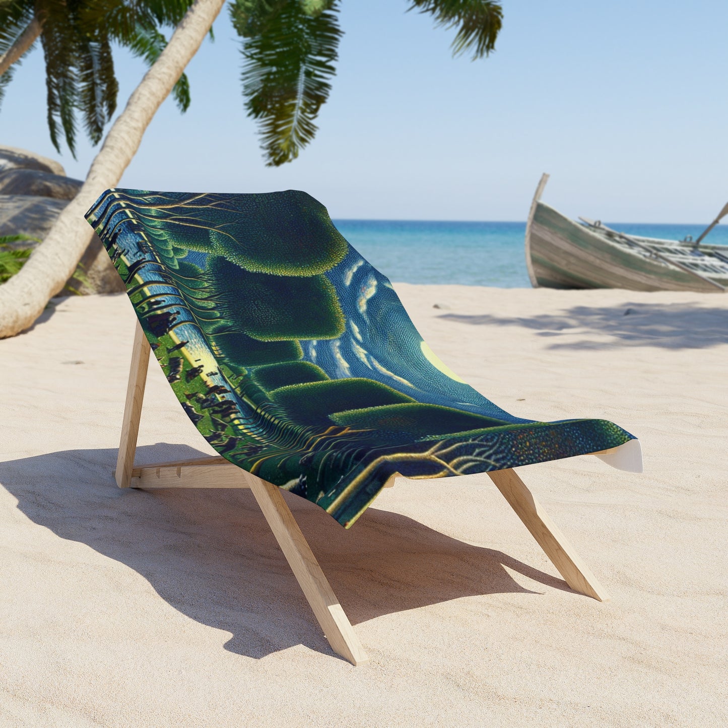 Werewolves at the Waterfront Beach Towel