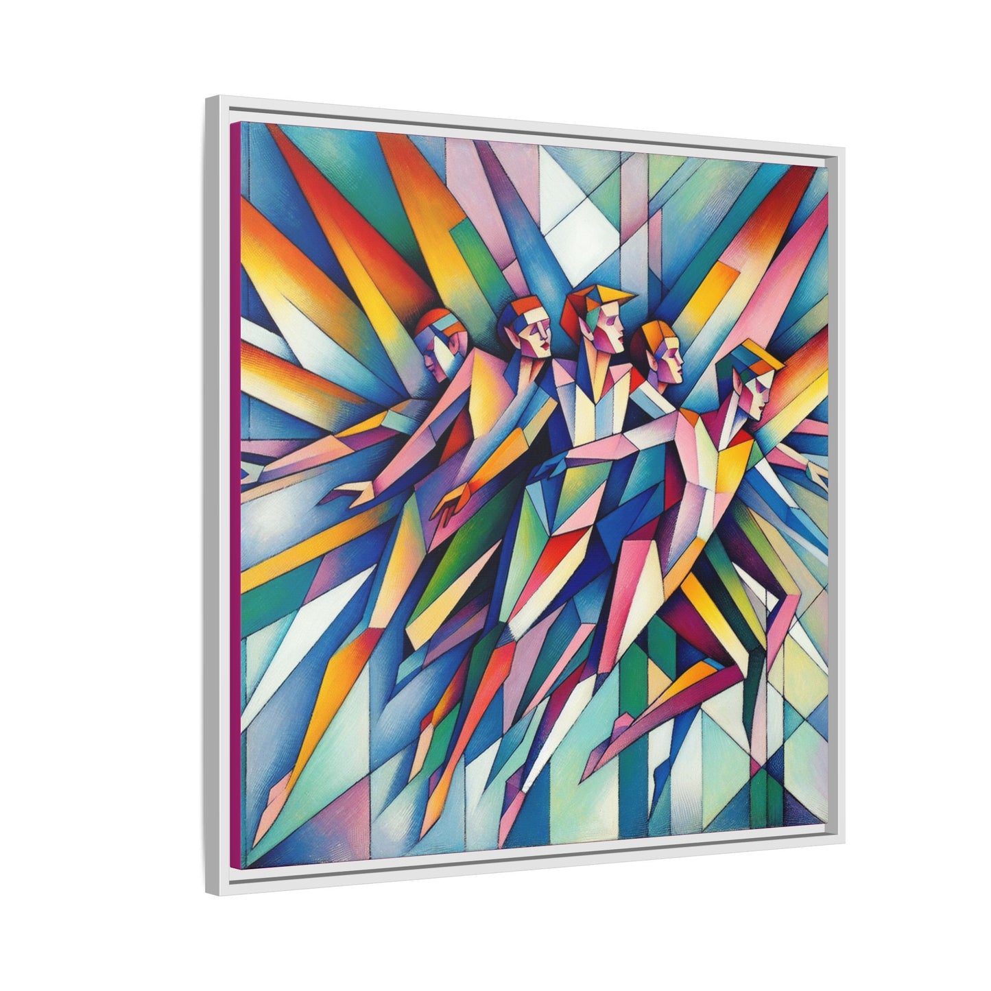 Picasso's Pixies Canvas, Framed (Multi-color)