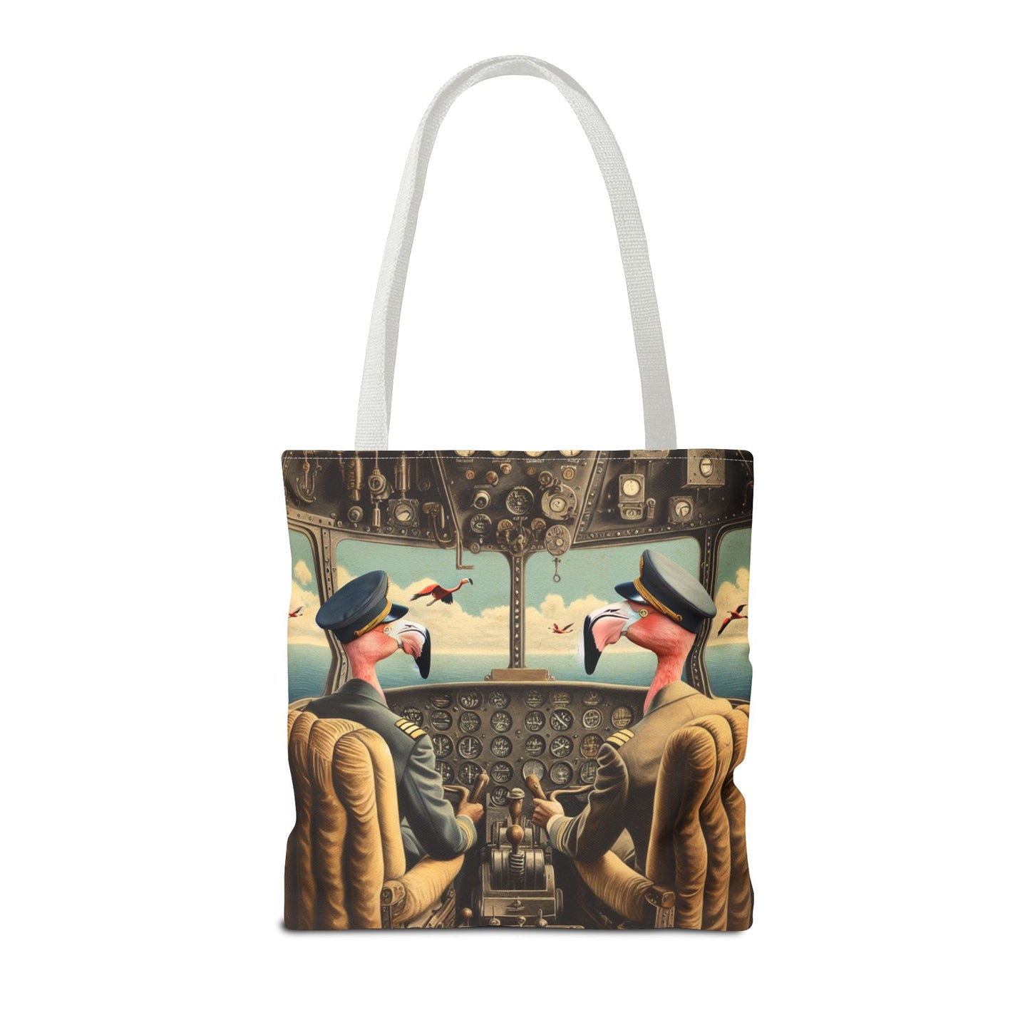 Flamingo Flight Deck Tote Bag