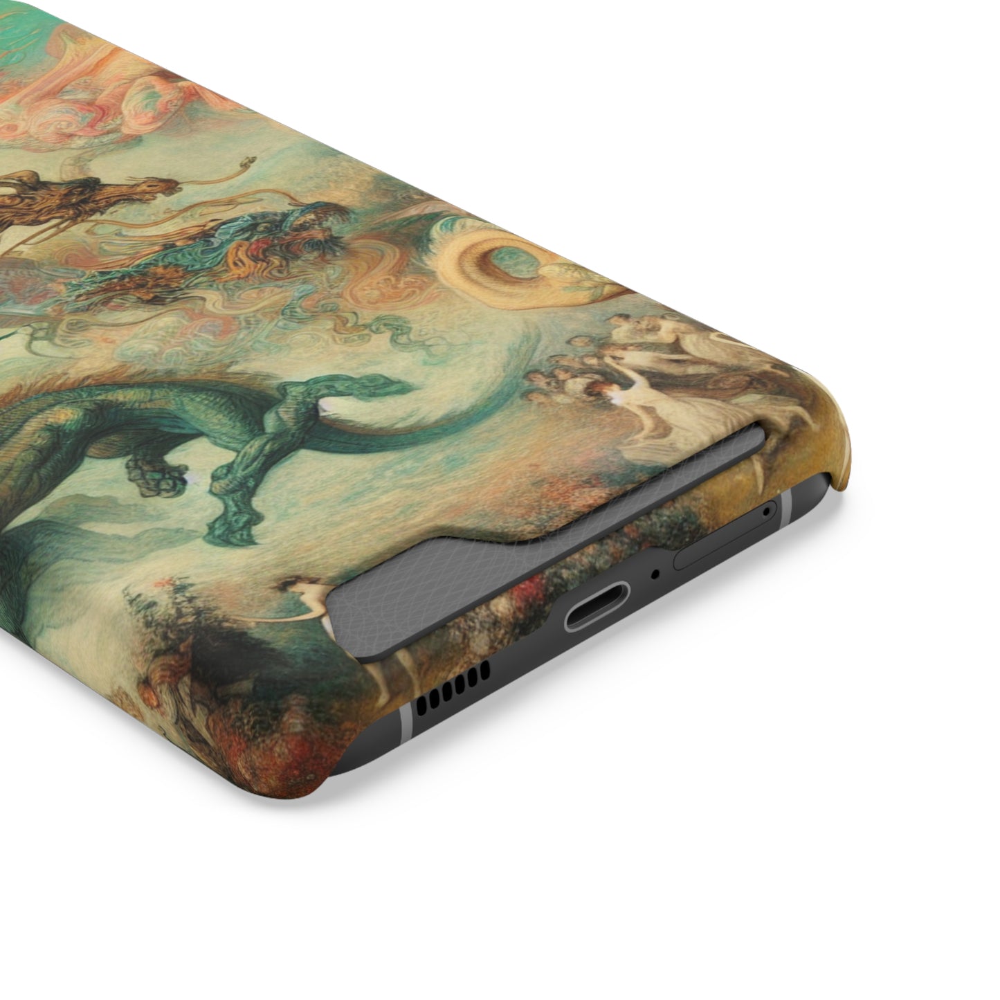 Degas Dreams of Dragons Phone Case with Card Holder - GALAXY