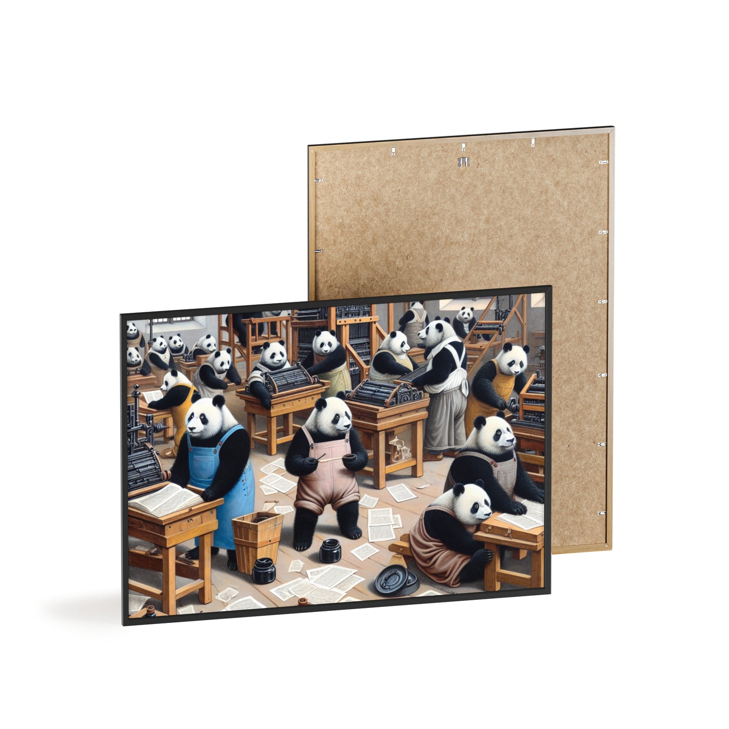 Framed Printing Pandamonium Poster