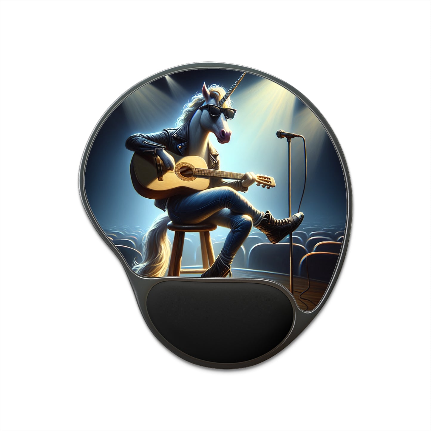 Unicorn Unplugged Mouse Pad with Wrist Rest