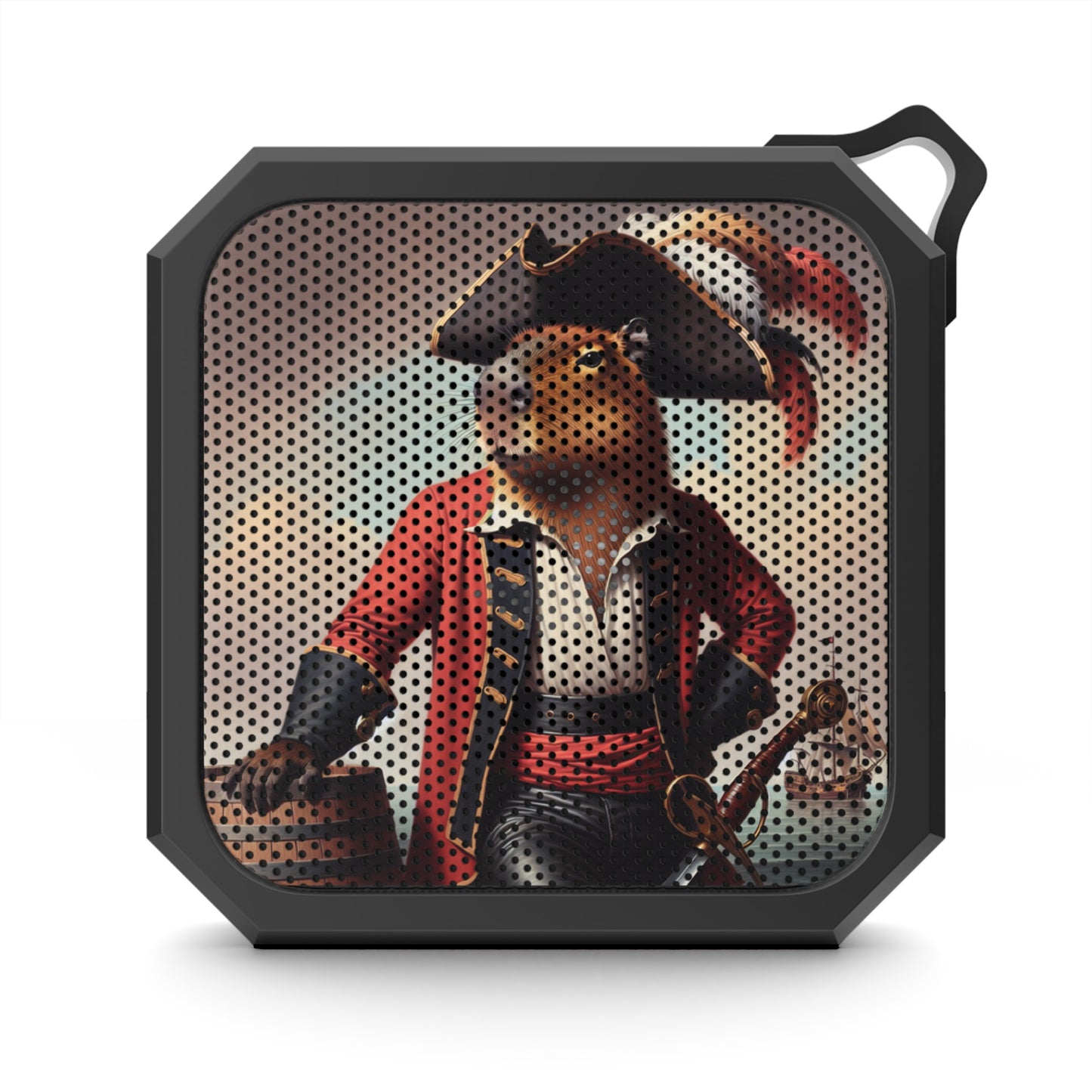 Outdoor Bluetooth Speaker with Captain Capybara Design