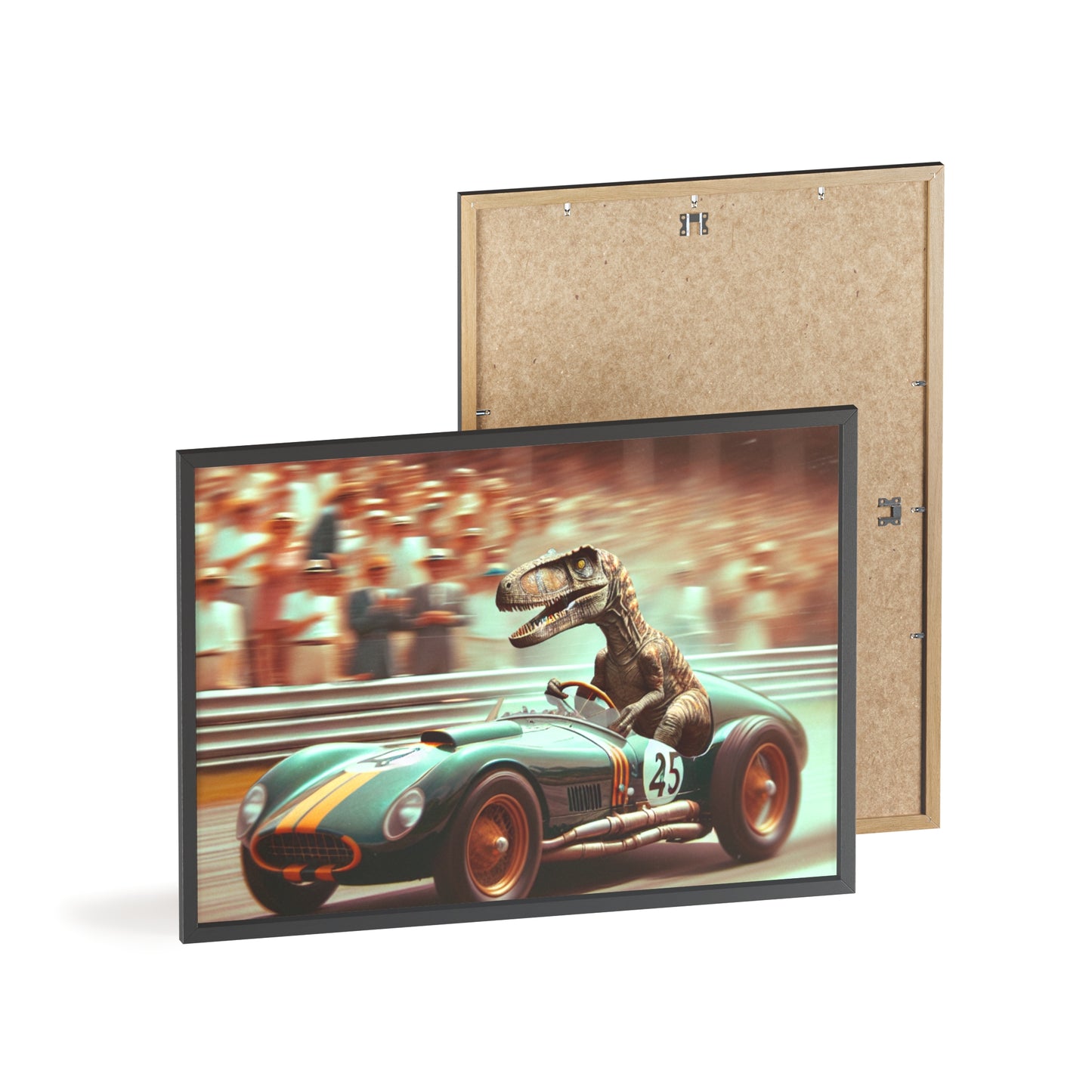 Framed Velocity Raptor Poster