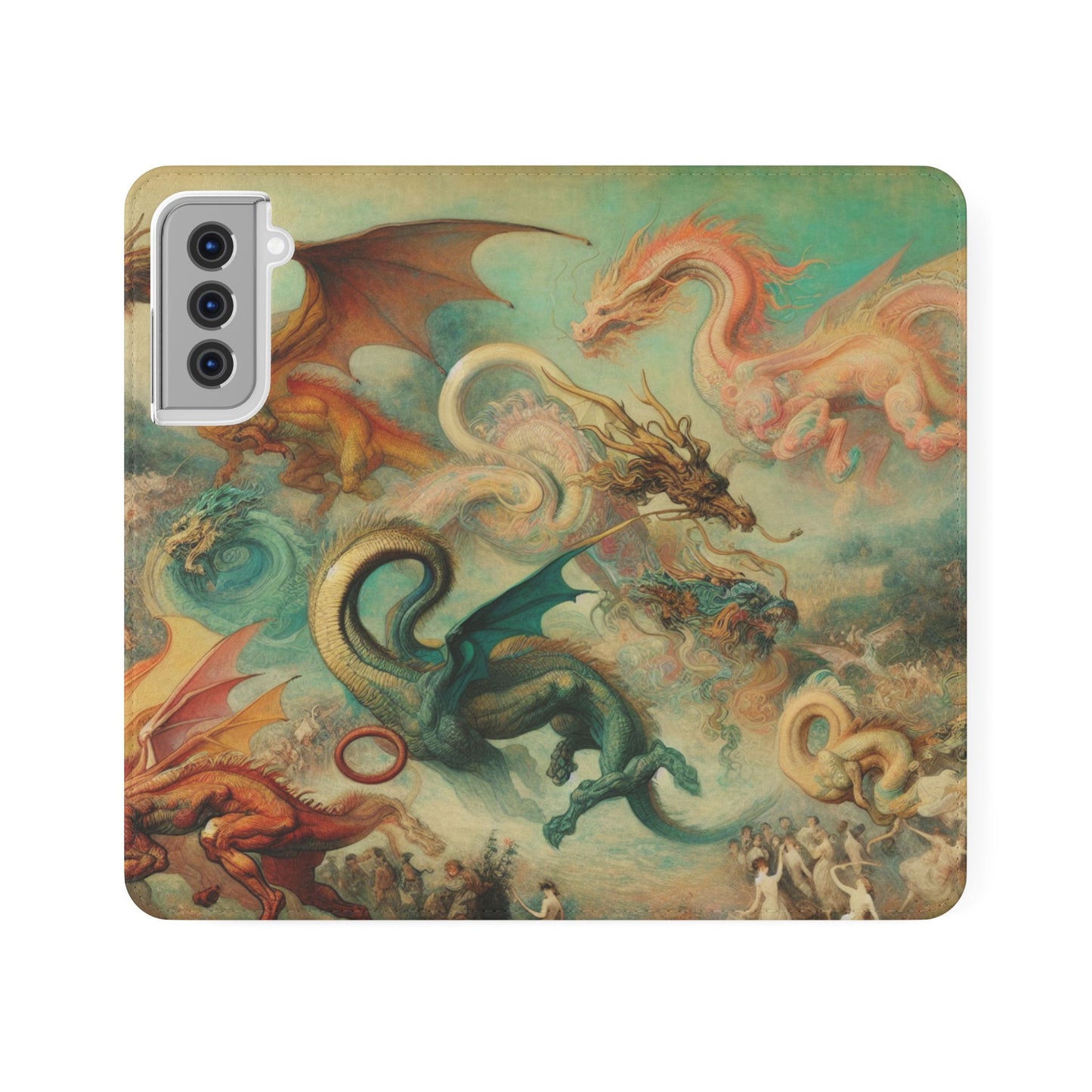 Degas Dreams of Dragons Flip Cases for iPhones