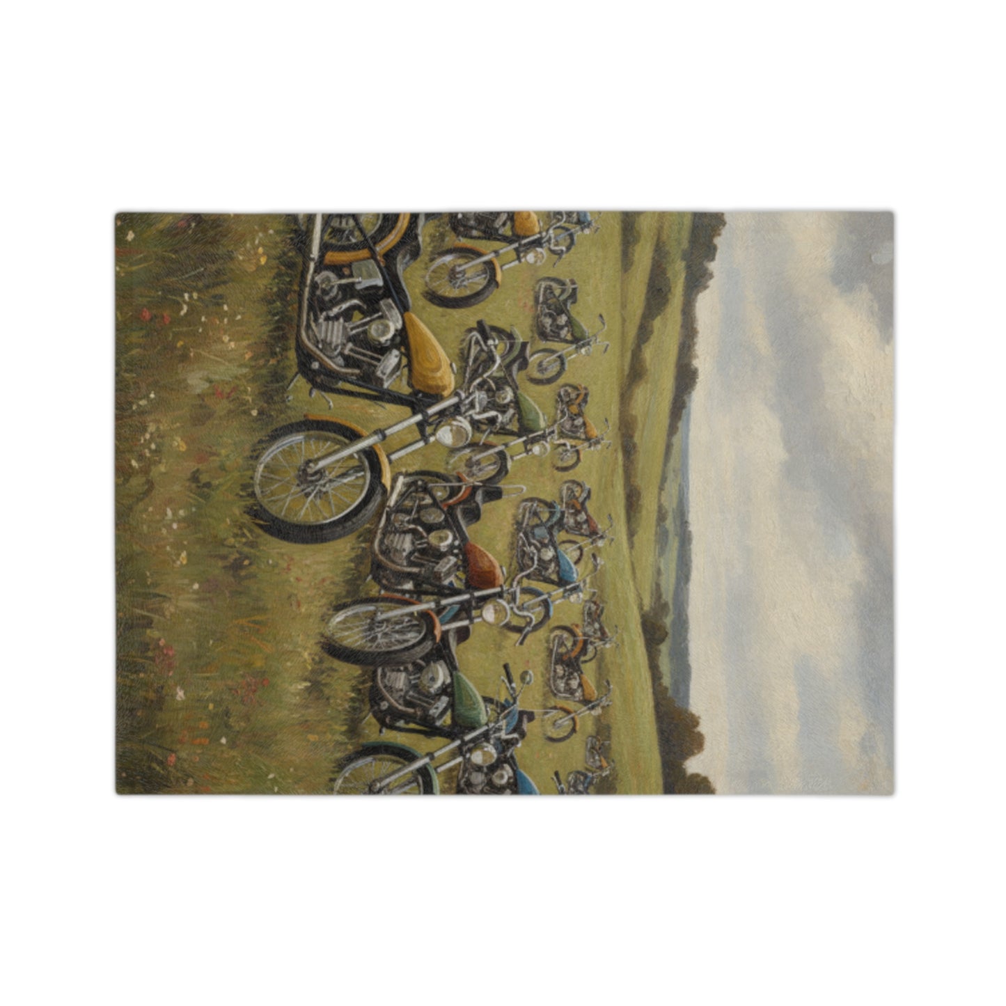 Wild Motorcycles Velveteen Microfiber Blanket