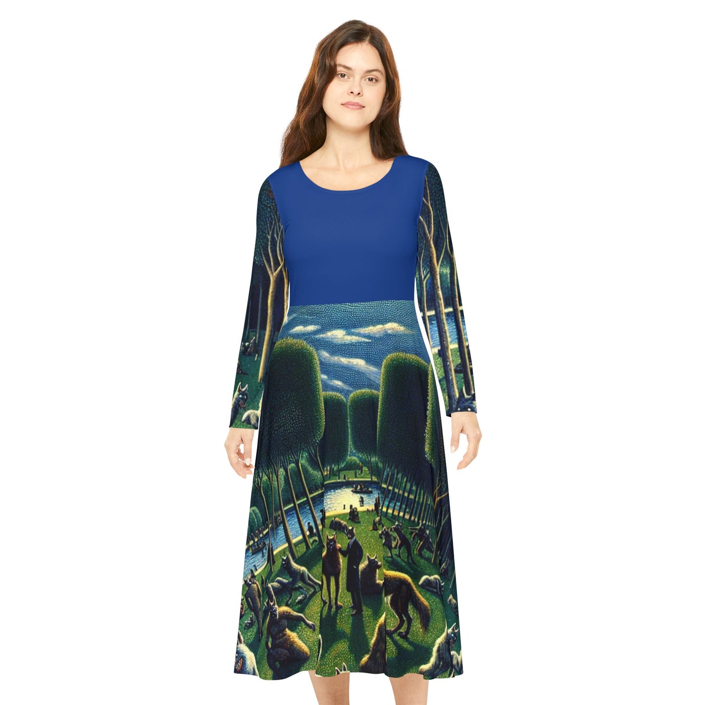 Werewolves at the Waterfront Dance Dress