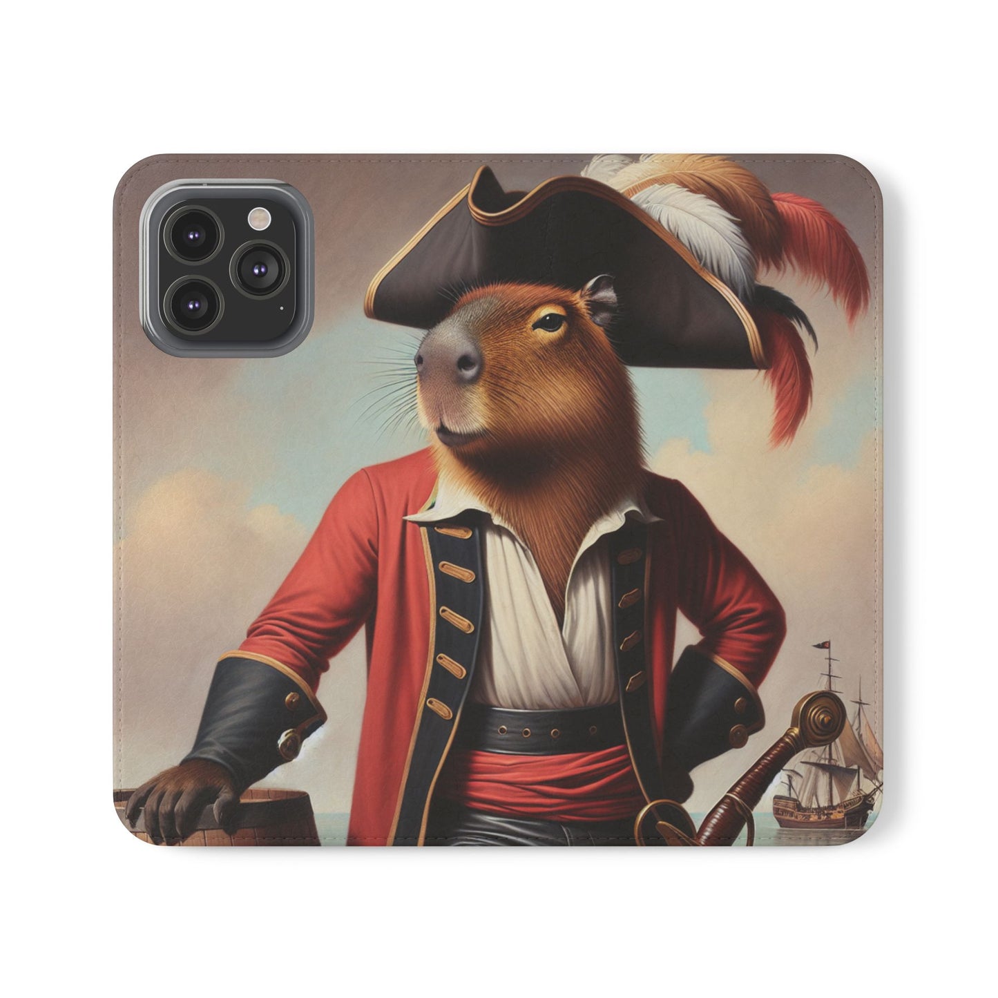 Captain Capybara Flip Case - iPhone/Galaxy