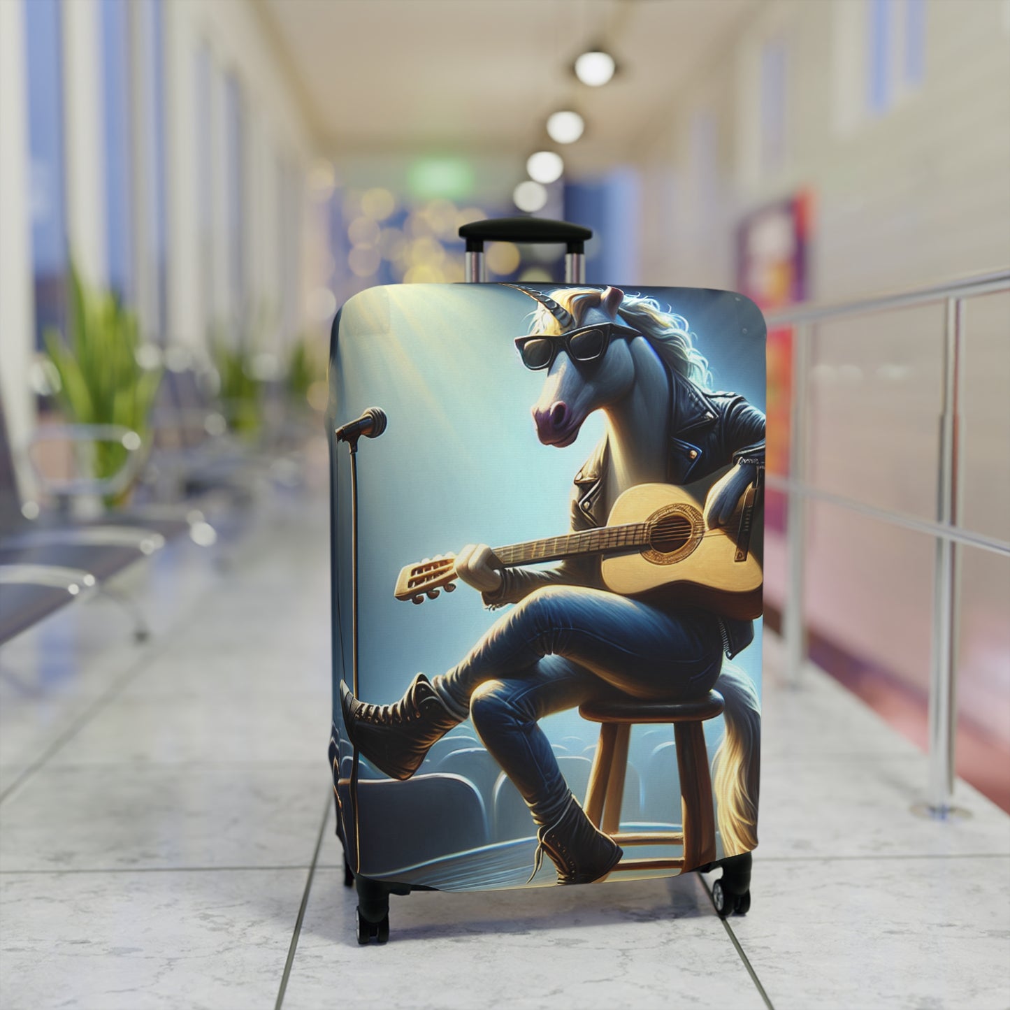 Unicorn Unplugged Luggage Cover