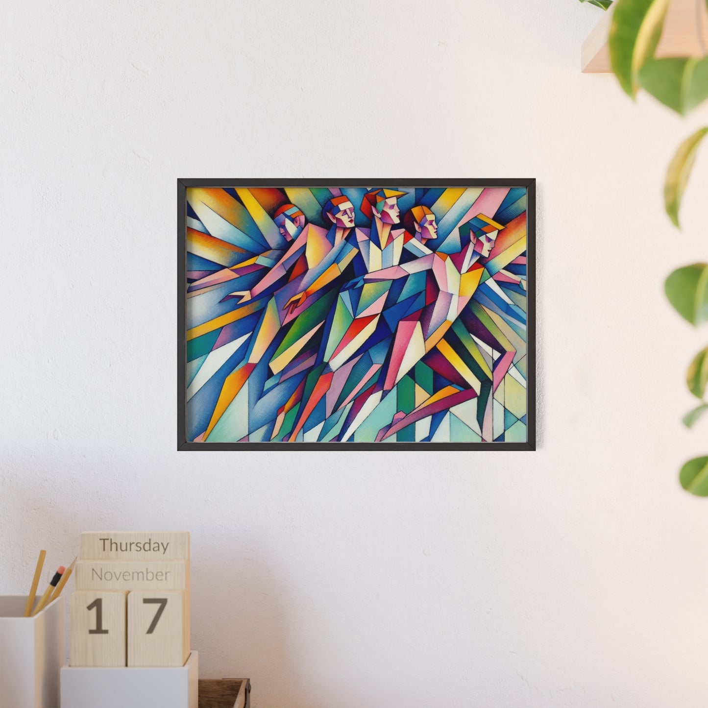 Framed Picasso's Pixies Poster