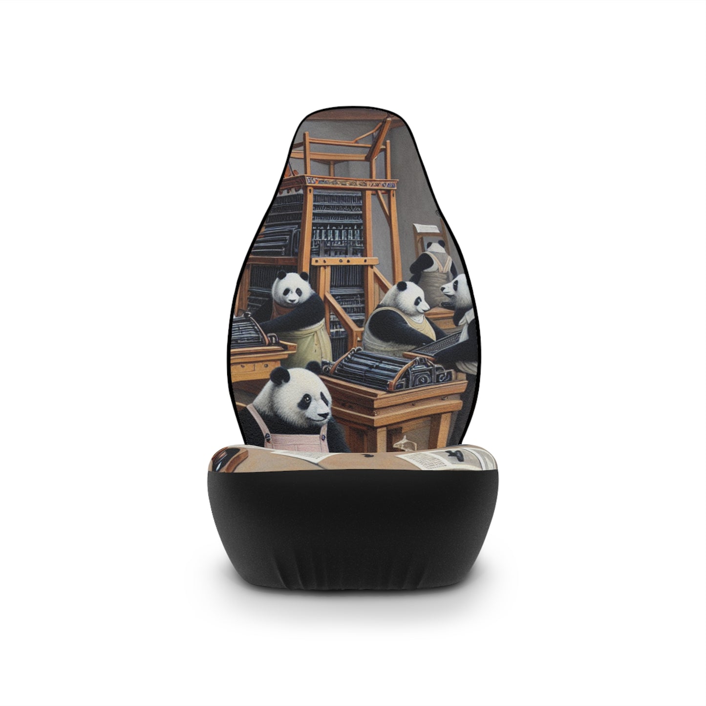 Printing Pandamonium Car Seat Covers