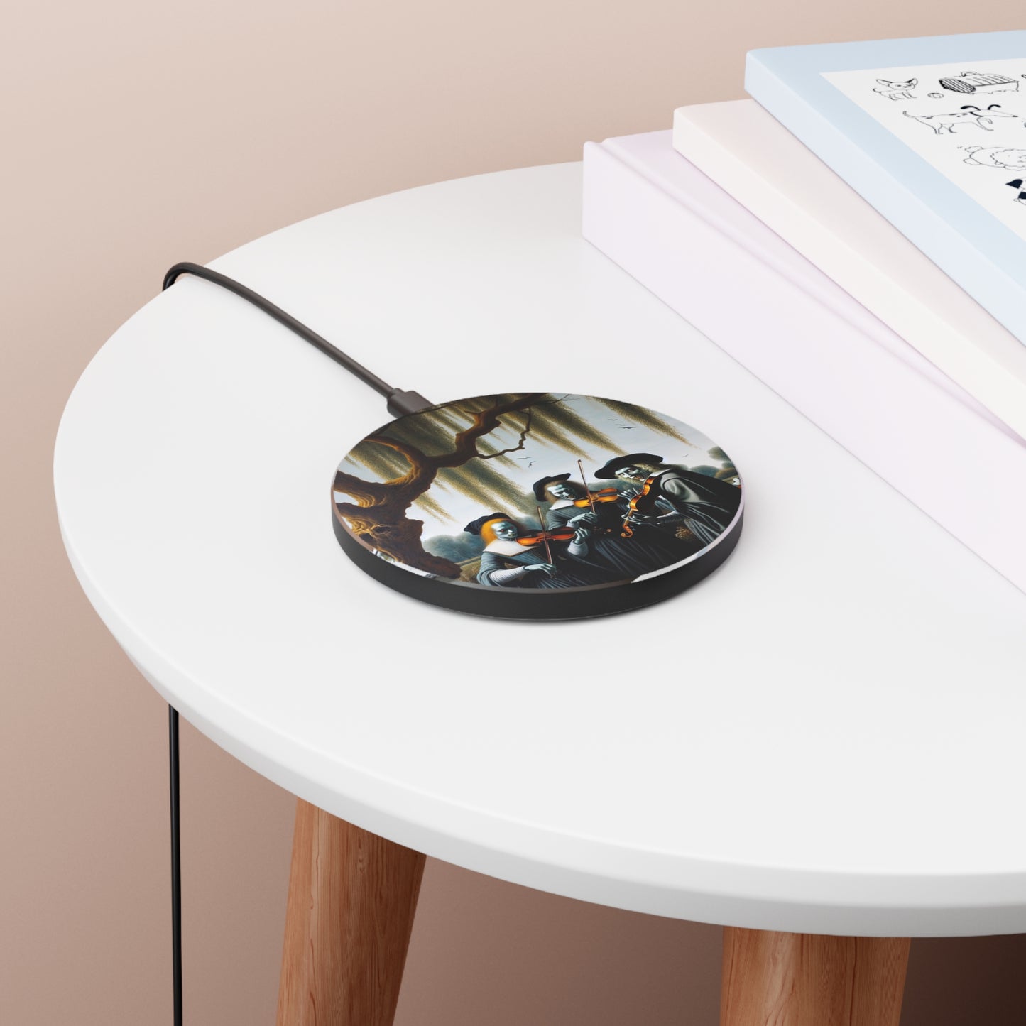 Vermeer's Vampire Violinists Wireless Charger