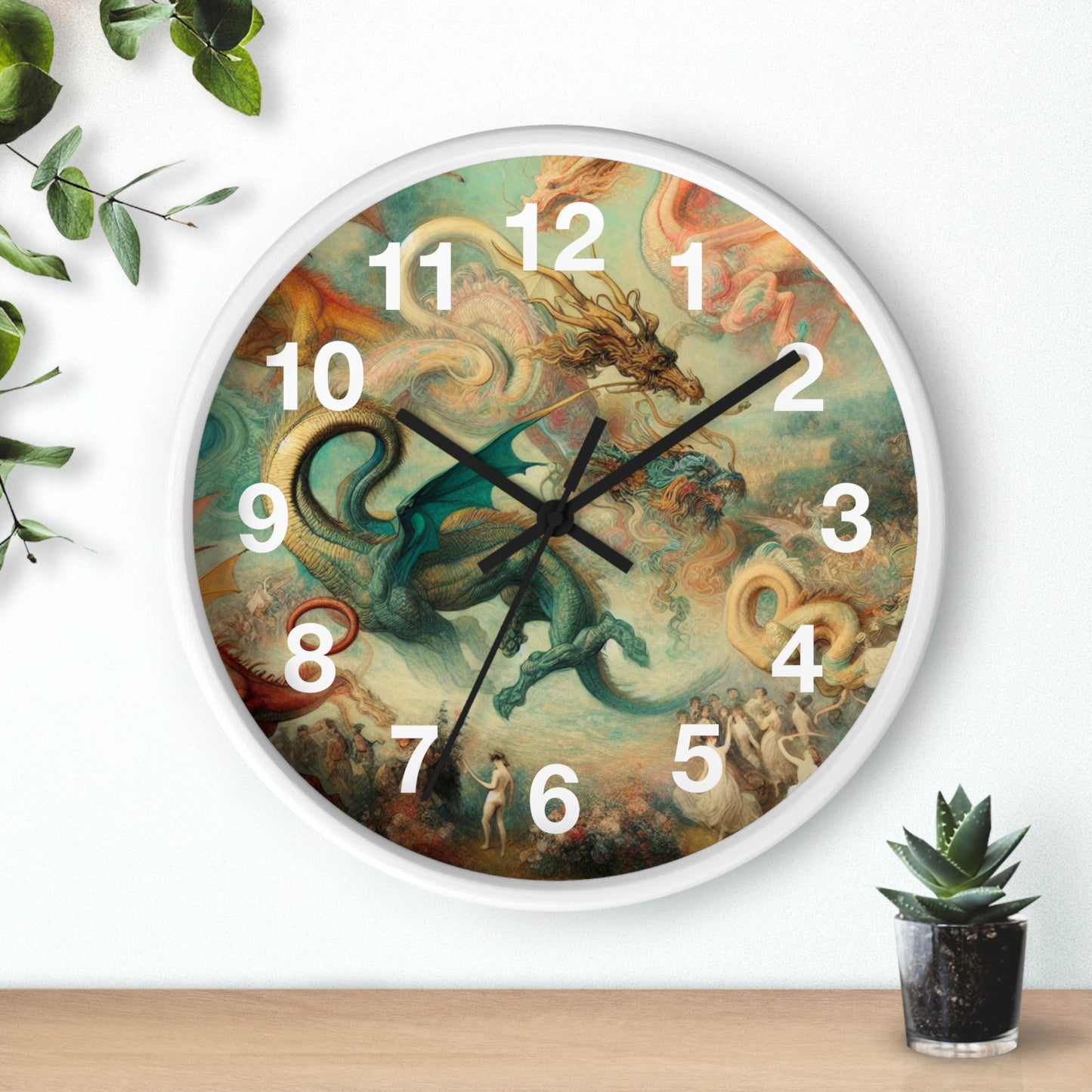 Degas Dreams of Dragons Wall Clock
