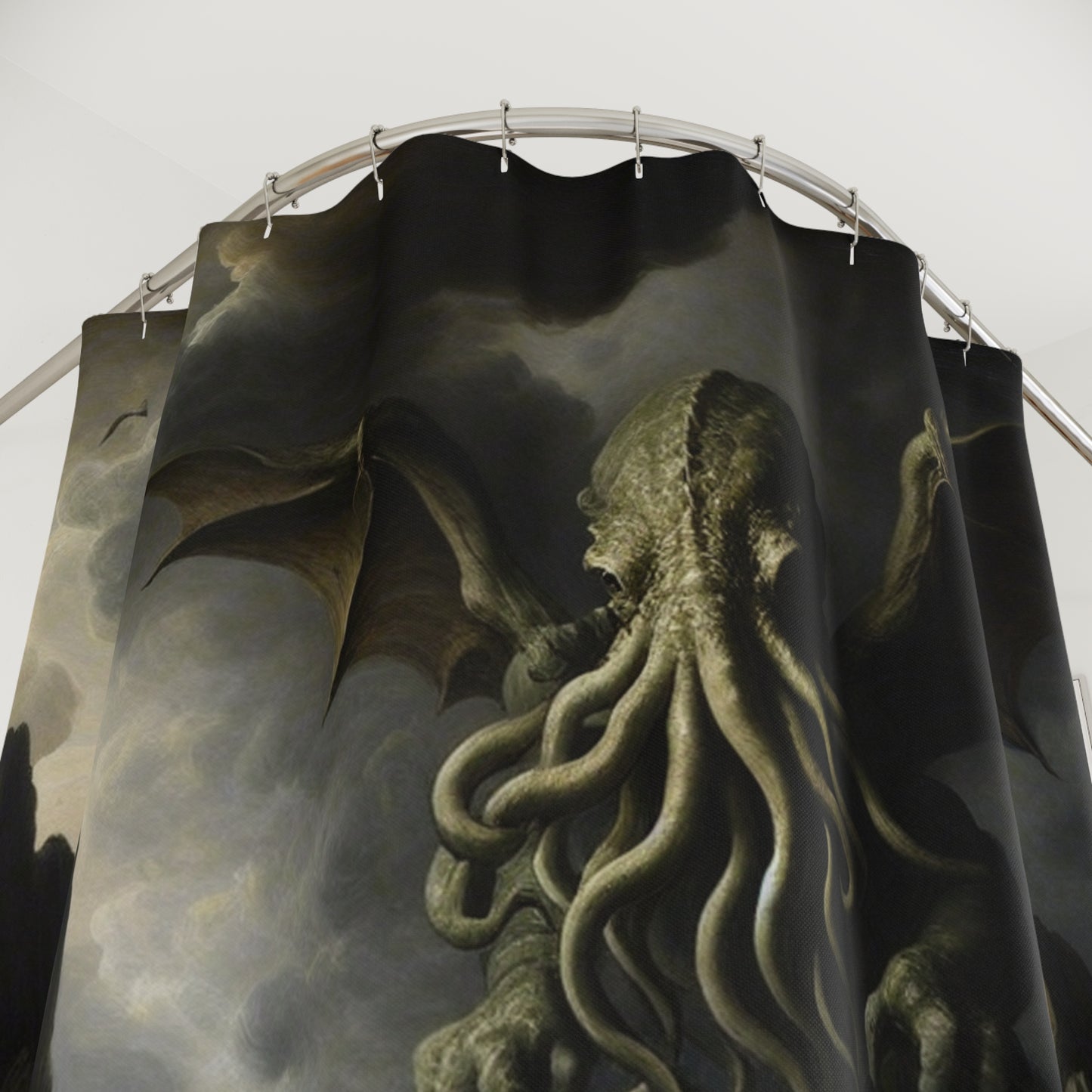 Cthulhu in the Storm Shower Curtain