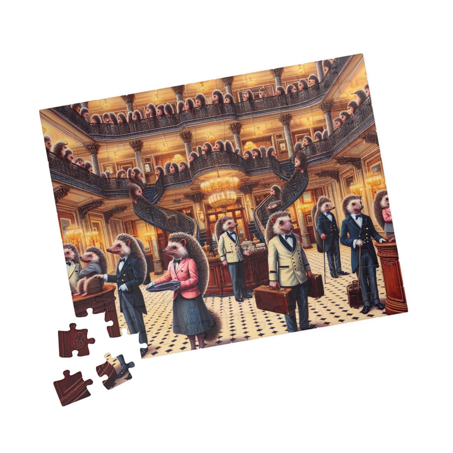 Hedgehog Hotel Puzzle (110, 252, 520, 1014-piece)