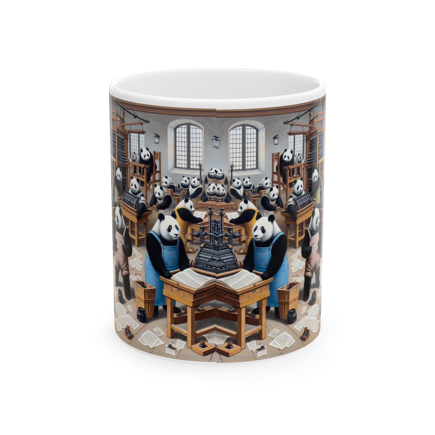 Printing Pandamonium Ceramic Mug