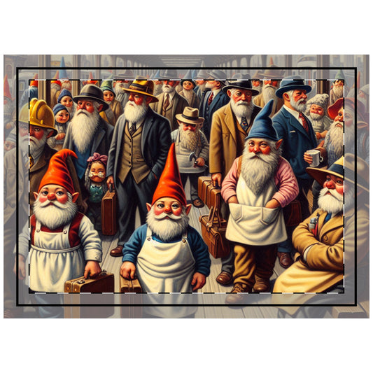 The Gnome-mute Home Throw Pillow