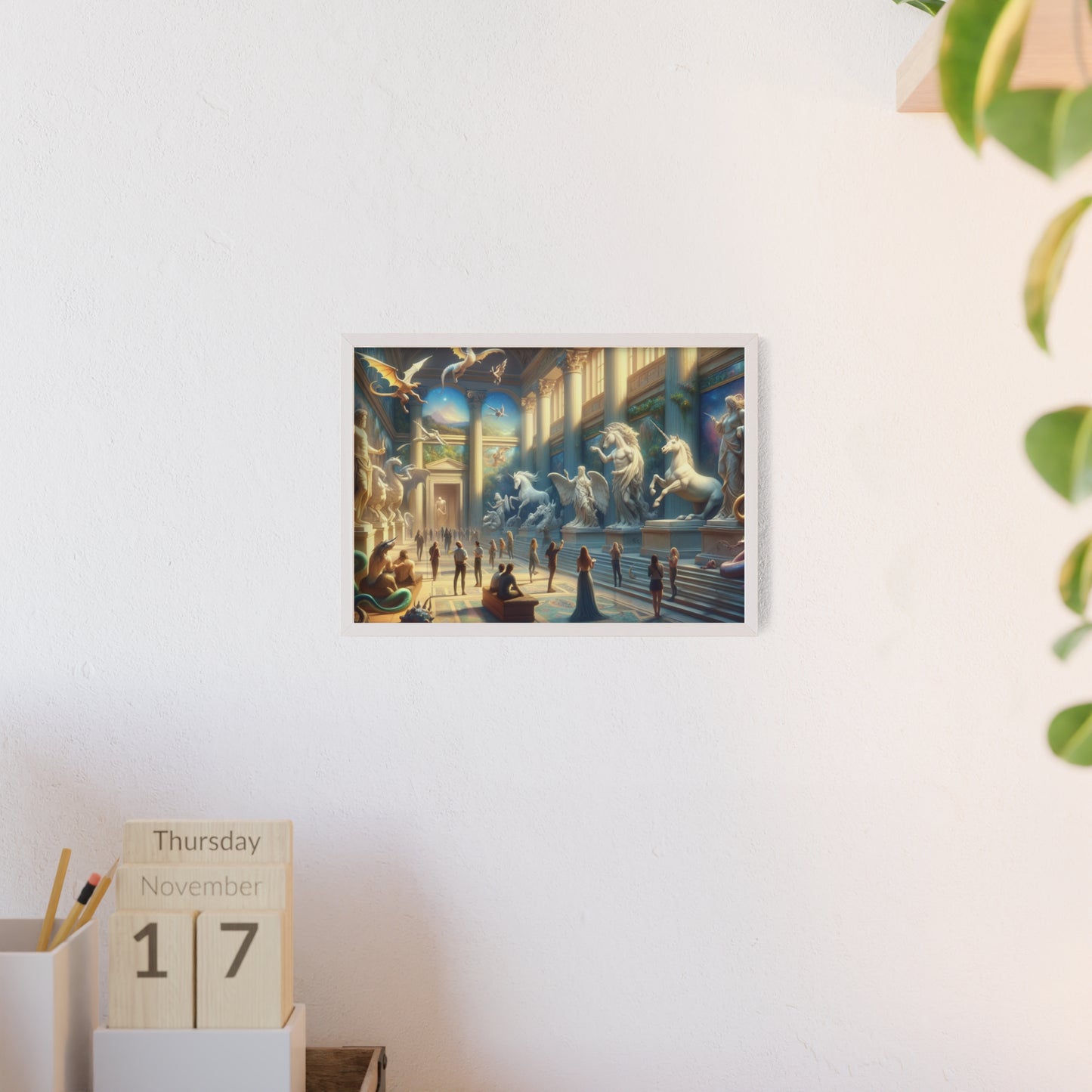 Framed Atlantis Atrium Poster