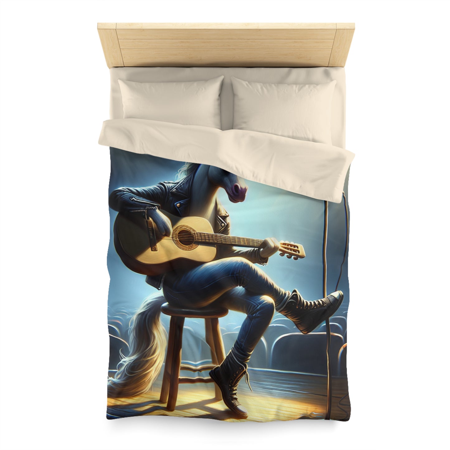 Unicorn Unplugged Microfiber Duvet Cover