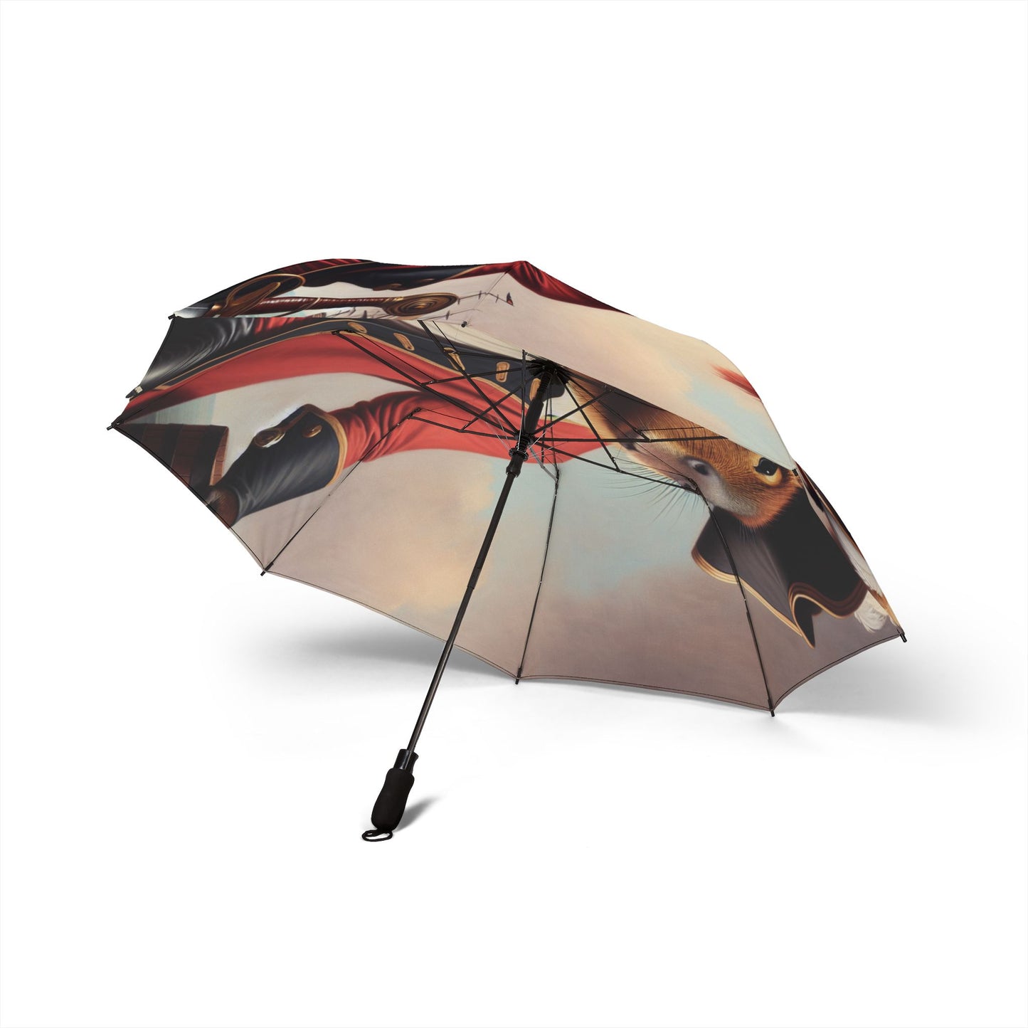 Captain Capybara Semi-Automatic Foldable Umbrella