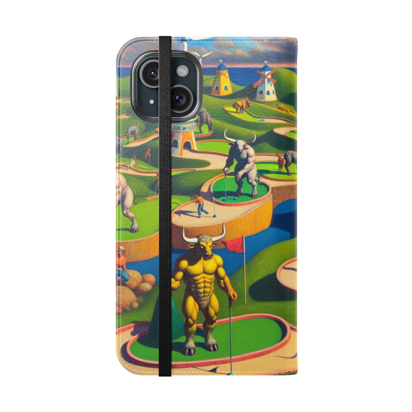 Mini-taur Golf Flip Case - iPhone/Galaxy