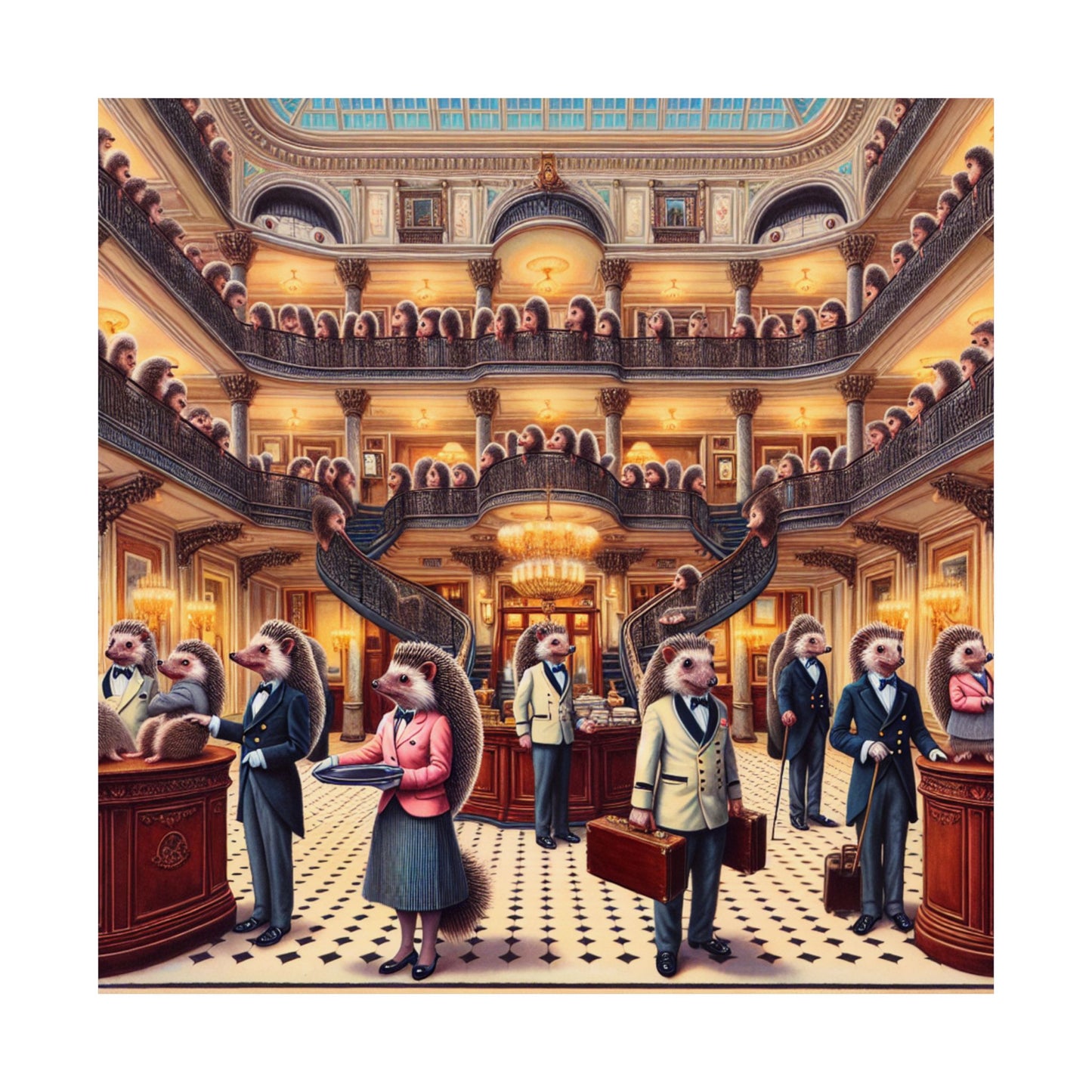 Hedgehog Hotel Poster