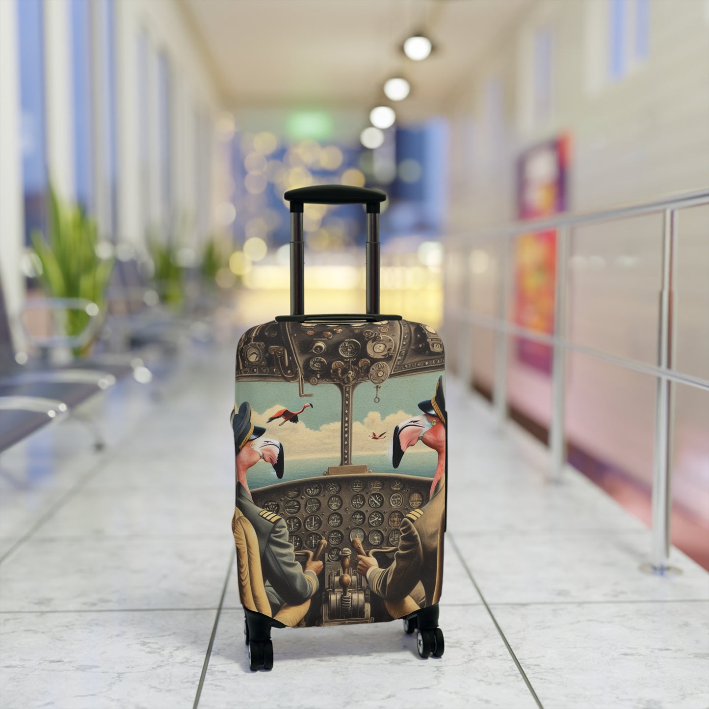 Flamingo Flight Deck Luggage Cover