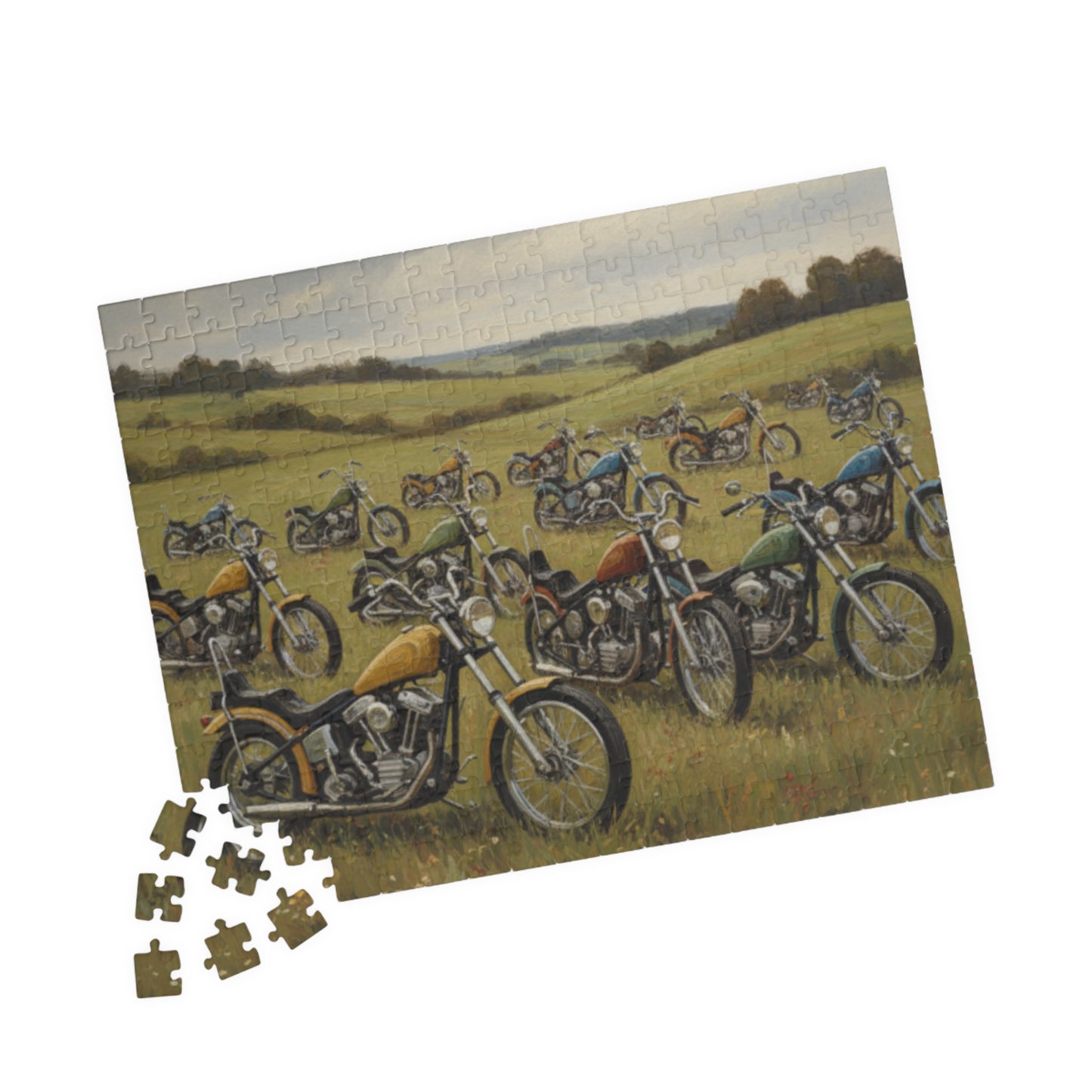 Wild Motorcycles Puzzle (110, 252, 520, 1014-piece)