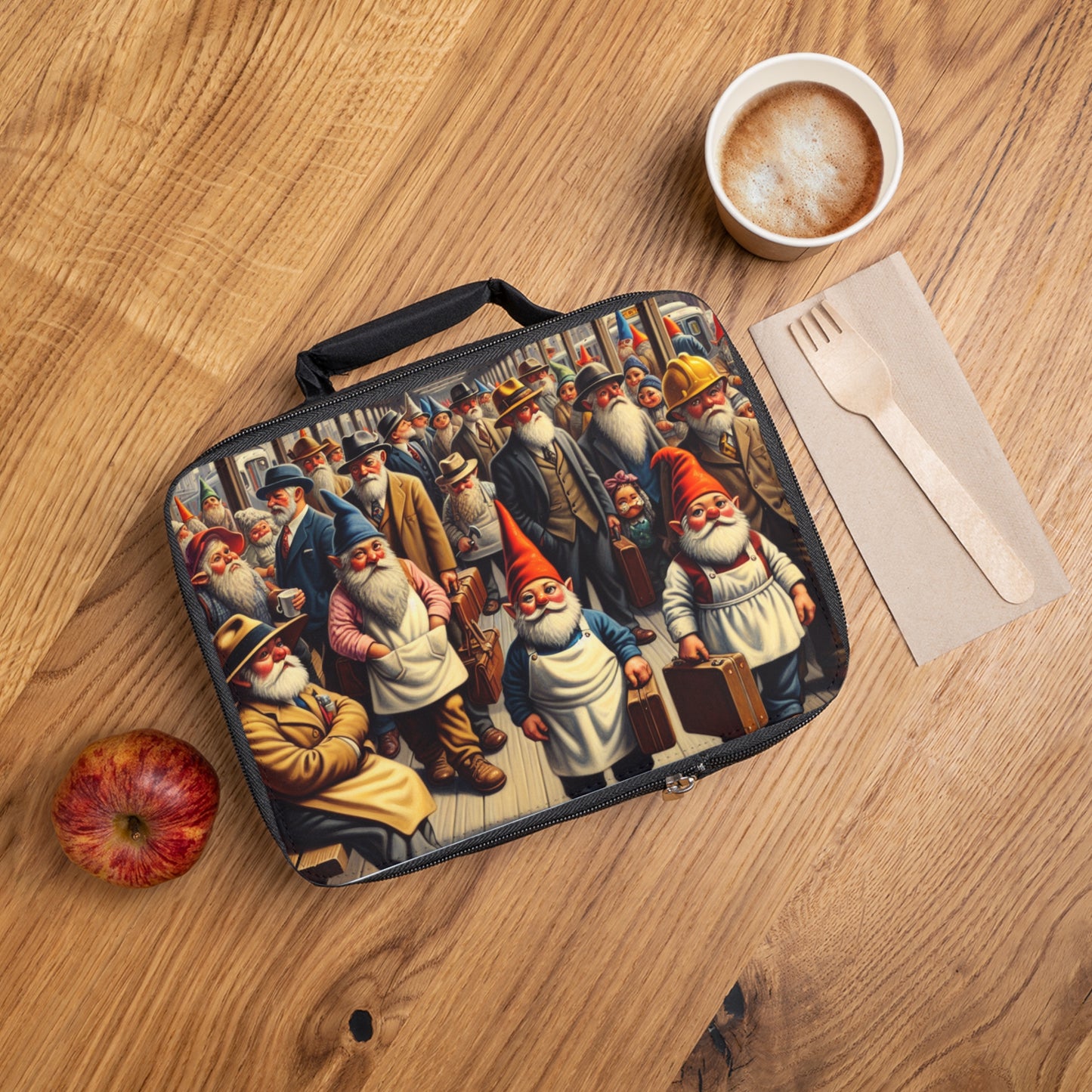 The Gnome-mute Home Lunch Bag