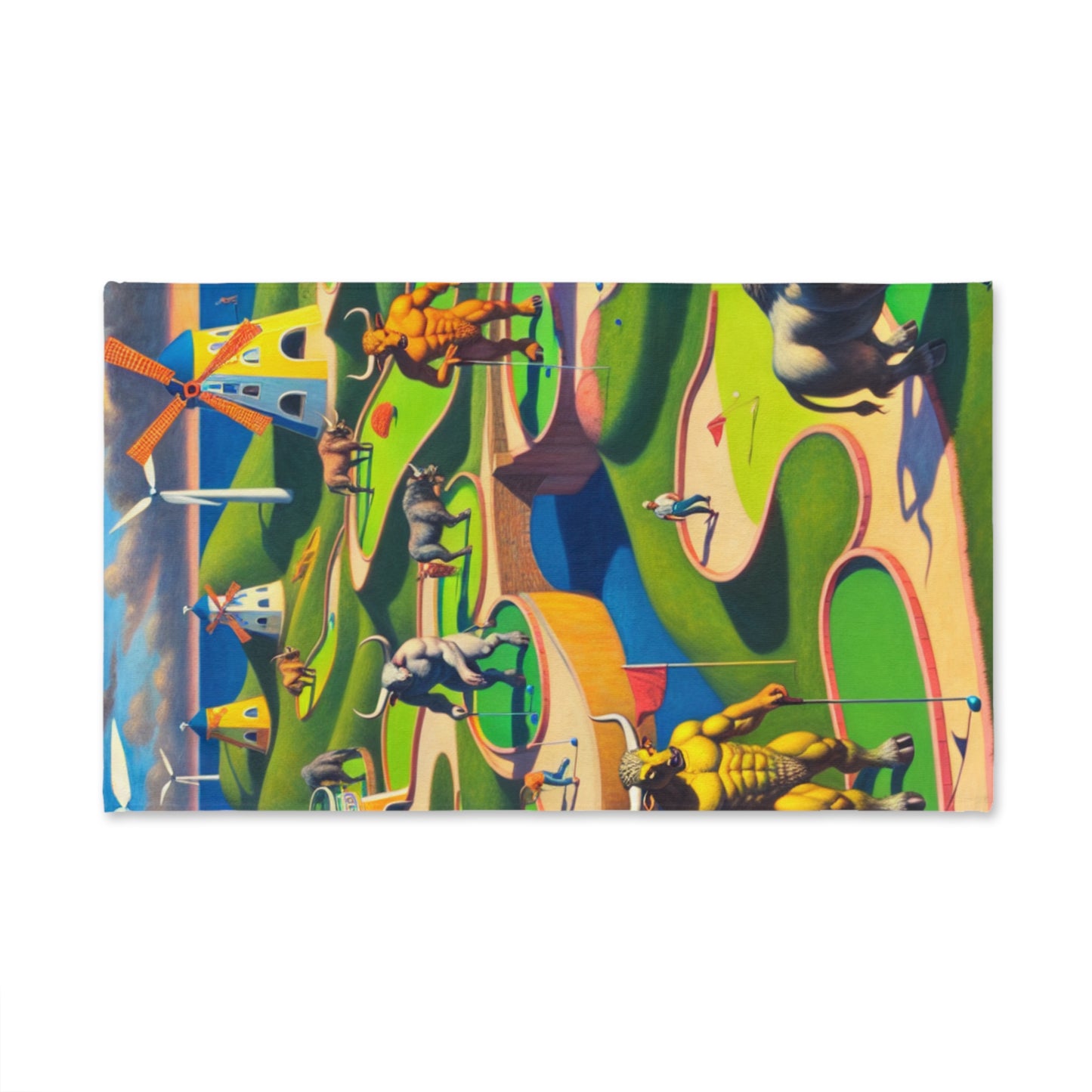 Mini-taur Golf Hand Towel