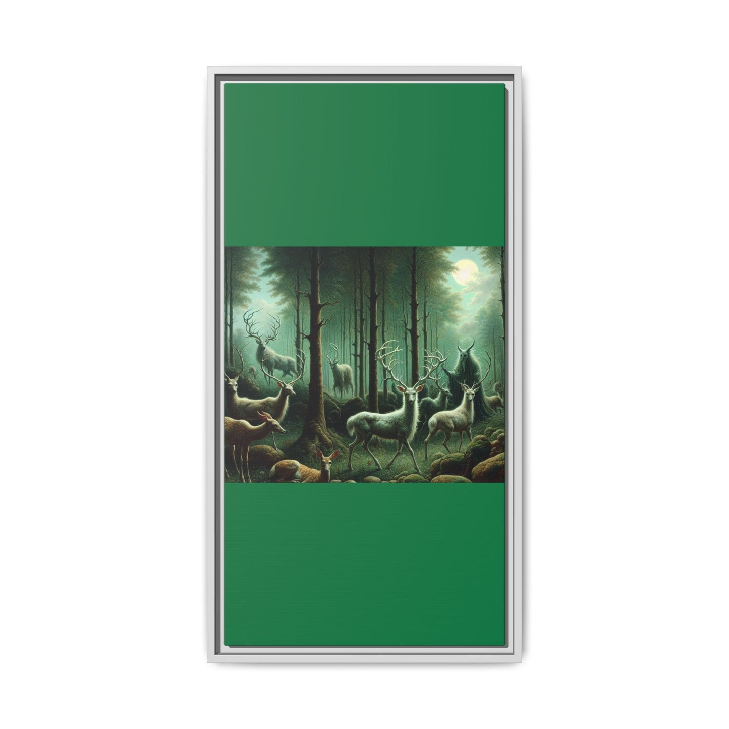 Wendigo Shepherd Canvas, Framed (Multi-color)