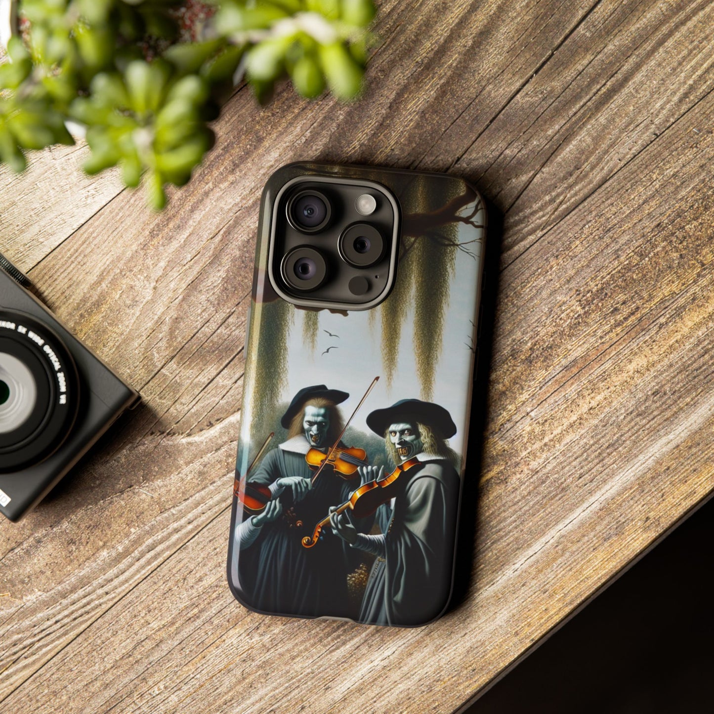 Vermeer's Vampire Violinists Phone Case - IPHONE