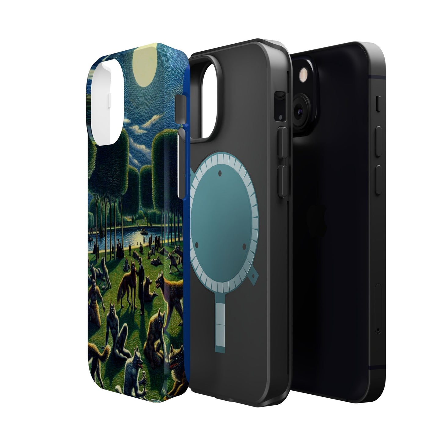 Werewolves at the Waterfront Magnetic iPhone Case