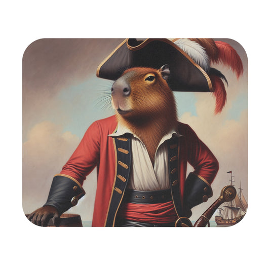 Captain Capybara Mouse Pad