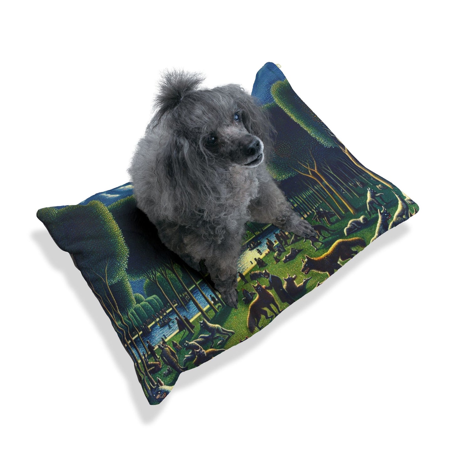 Werewolves at the Waterfront Pet Bed