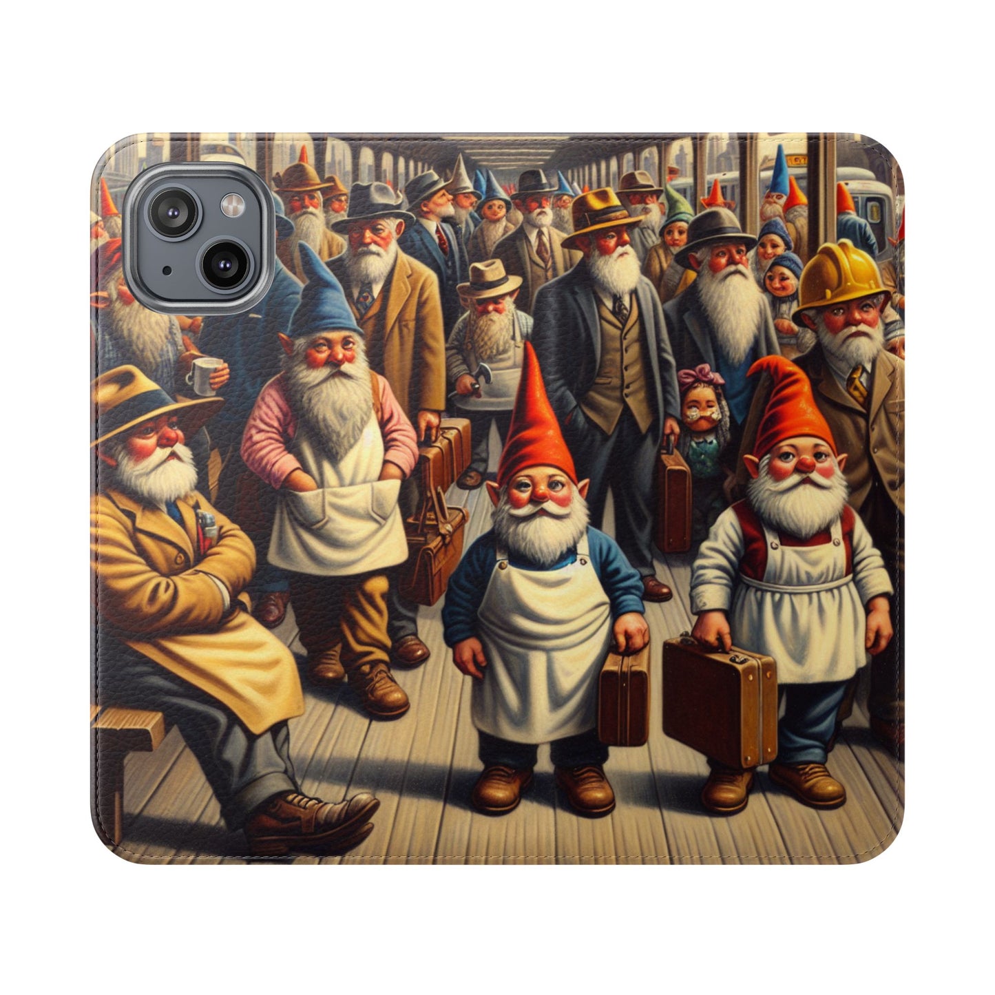 The Gnome-mute Home Flip Case - iPhone/Galaxy