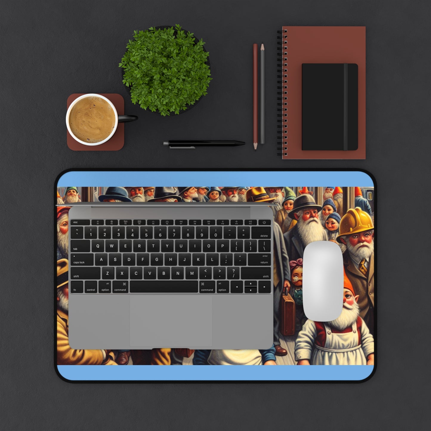The Gnome-mute Home Desk Mat