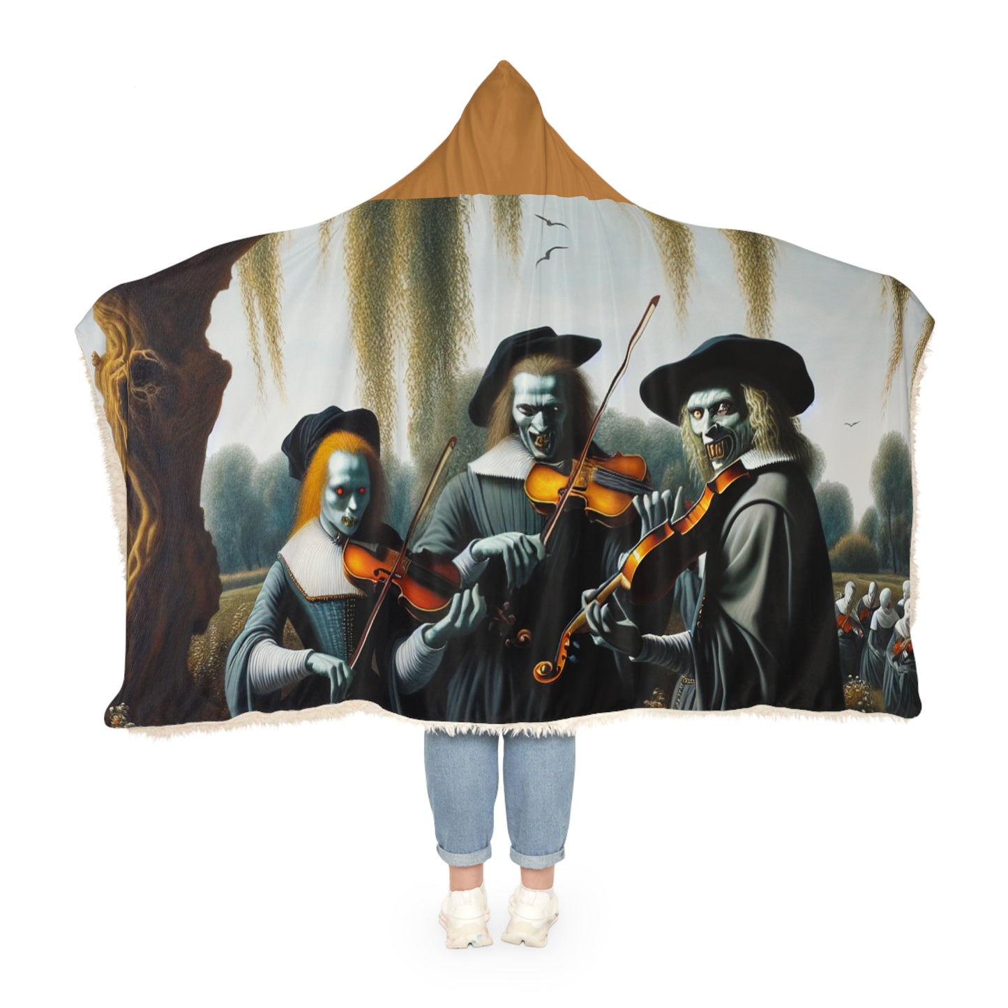 Vermeer's Vampire Violinists Snuggle Blanket