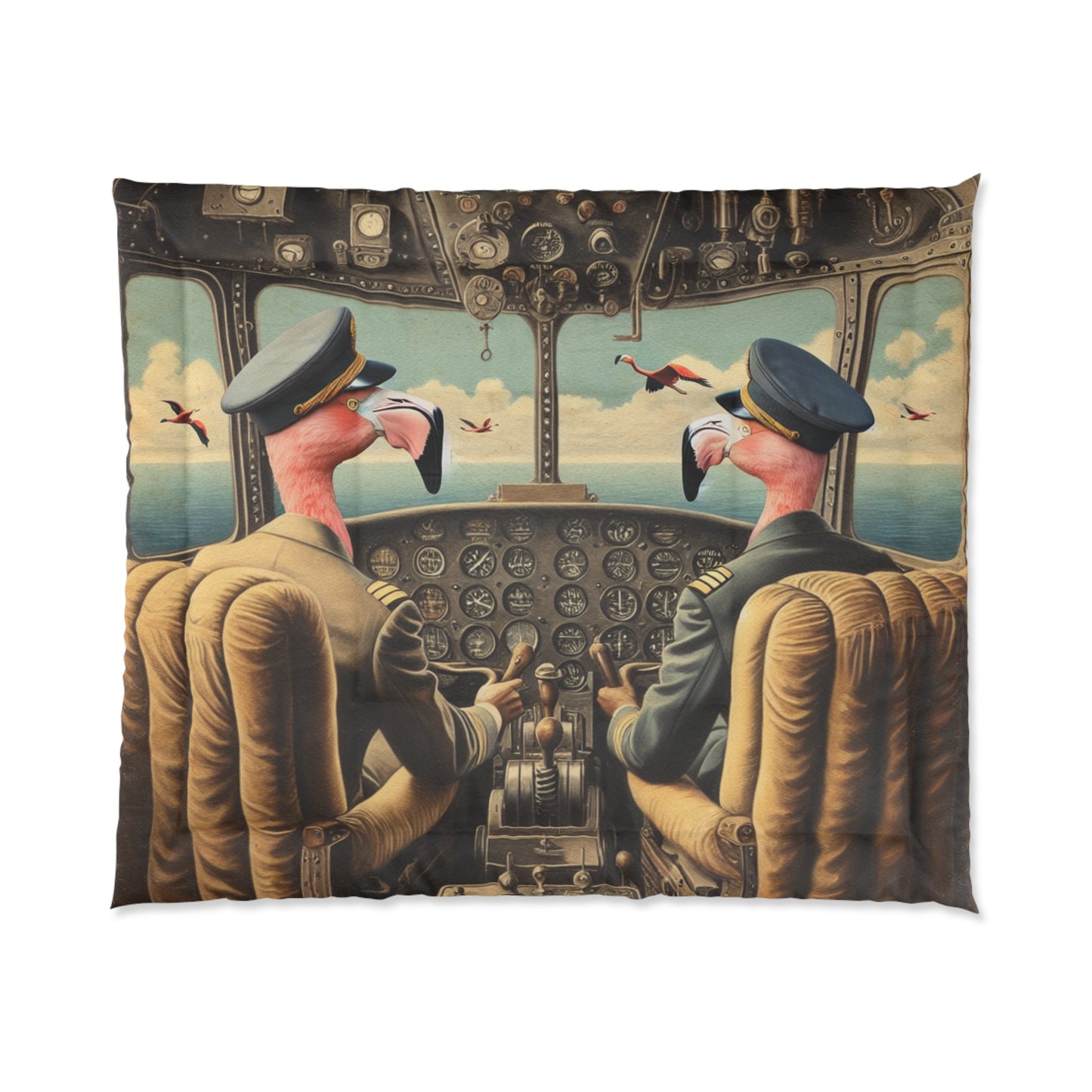 Flamingo Flight Deck Comforter