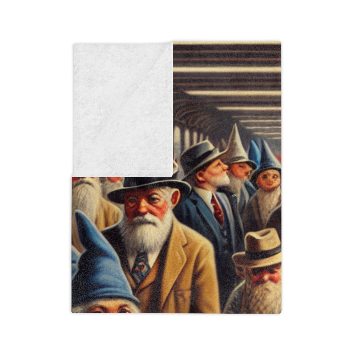 The Gnome-mute Home Velveteen Microfiber Blanket