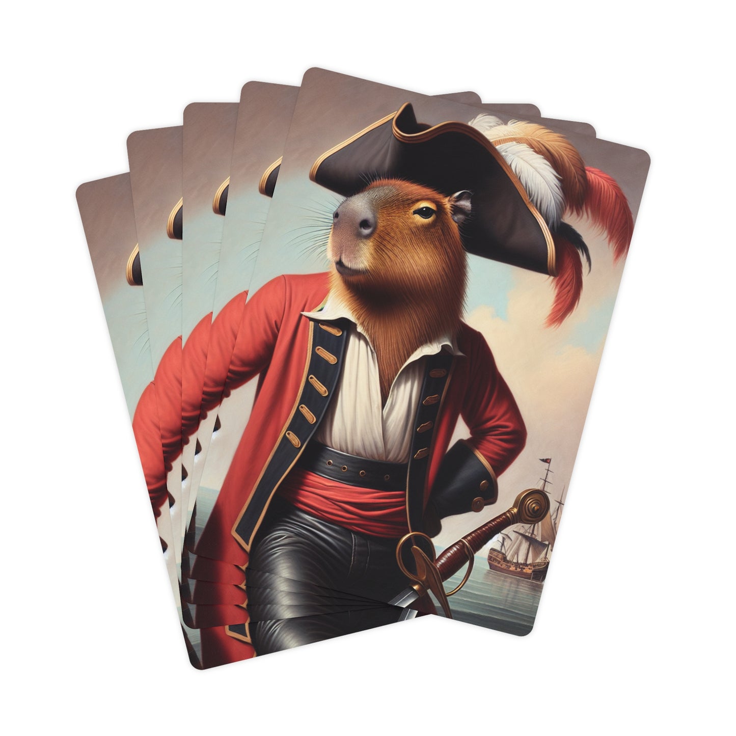 Captain Capybara Poker/Playing Cards