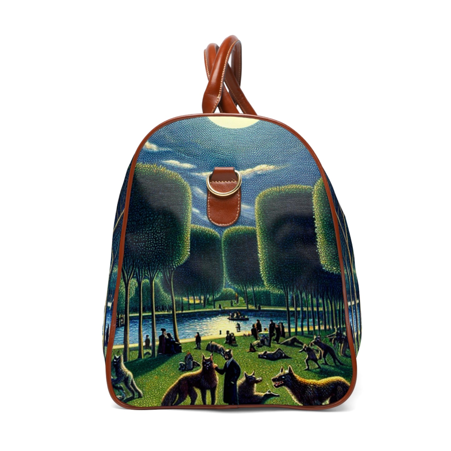 Werewolves at the Waterfront Waterproof Travel Bag