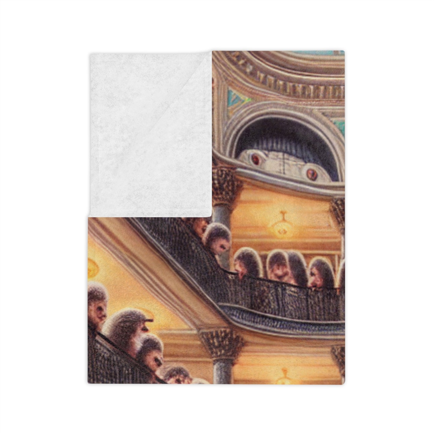 Hedgehog Hotel Velveteen Microfiber Blanket