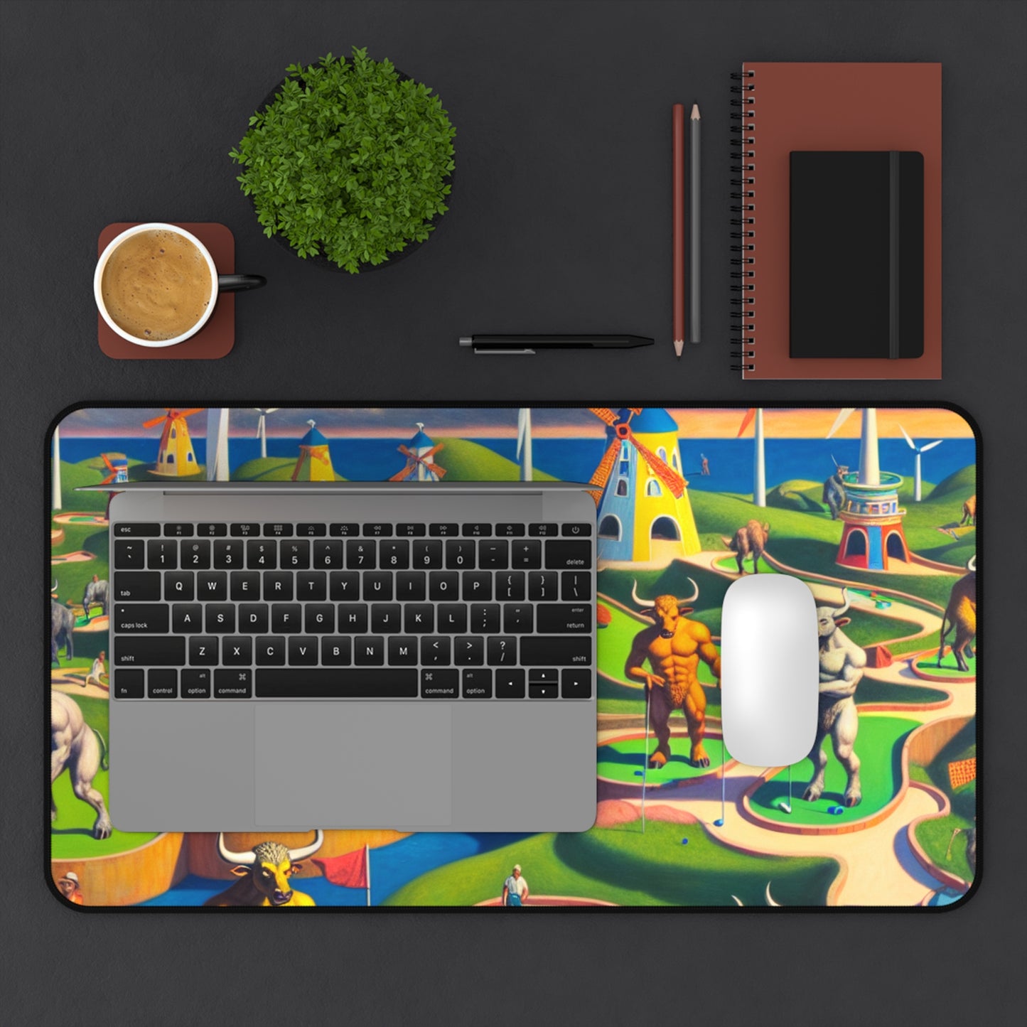 Mini-taur Golf Desk Mat