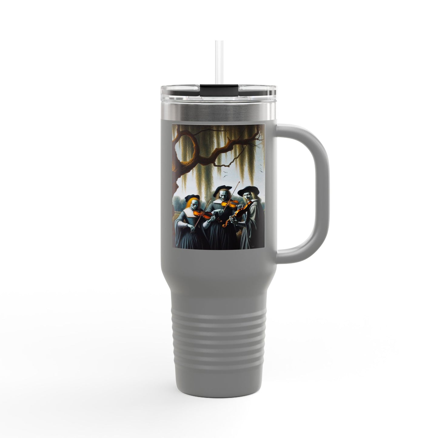 Vermeer's Vampire Violinists Insulated Travel Mug, 40oz