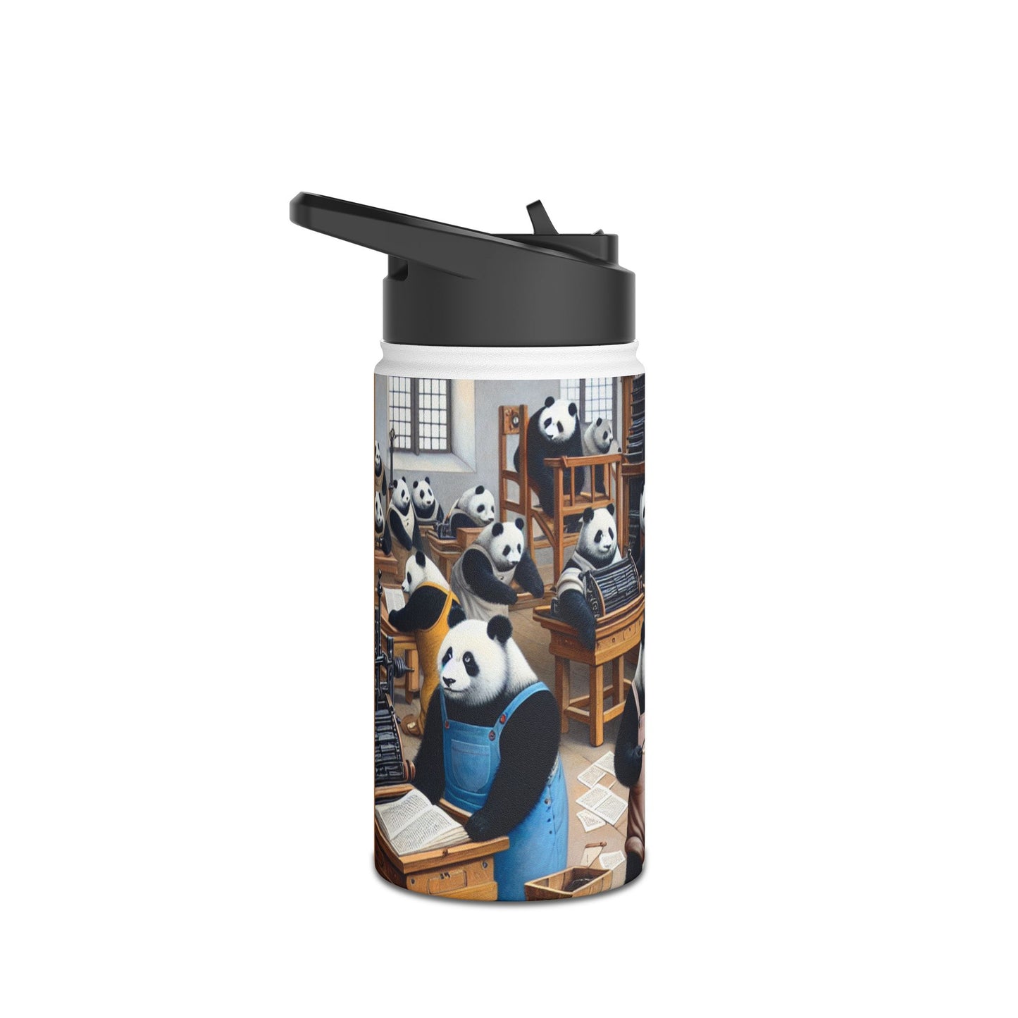 Printing Pandamonium Stainless Steel Water Bottle