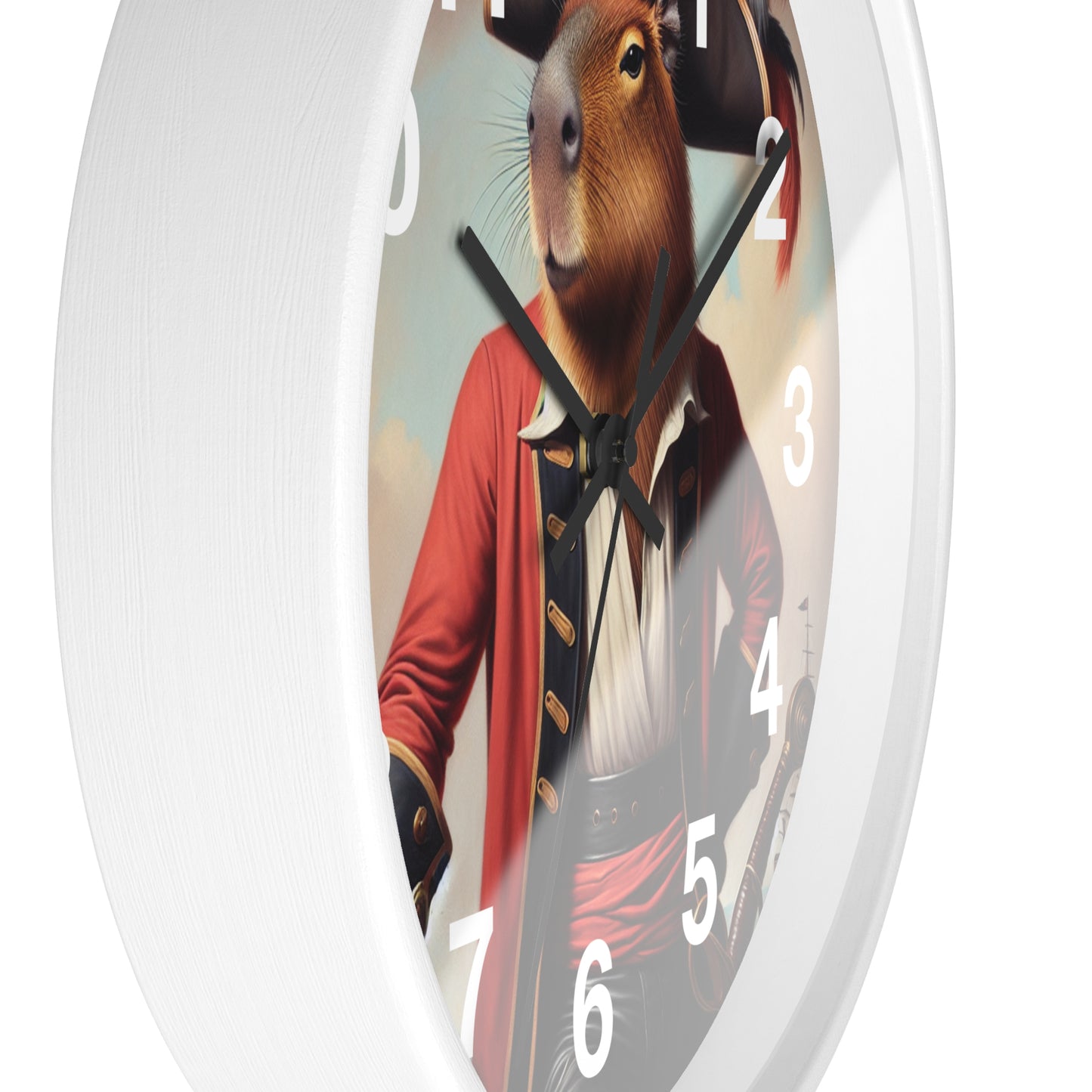 Captain Capybara Wall Clock