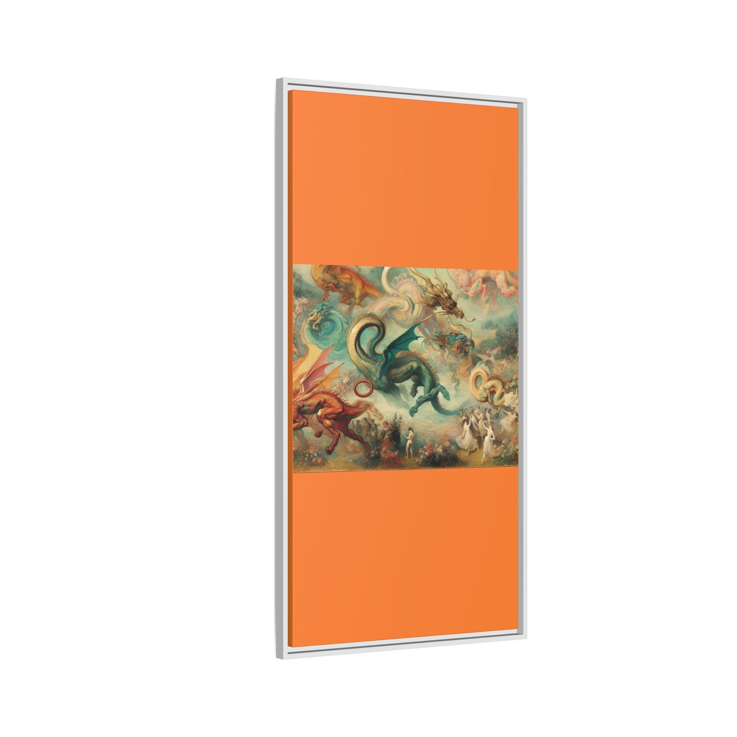 Degas Dreams of Dragons Canvas, Framed (Multi-color)